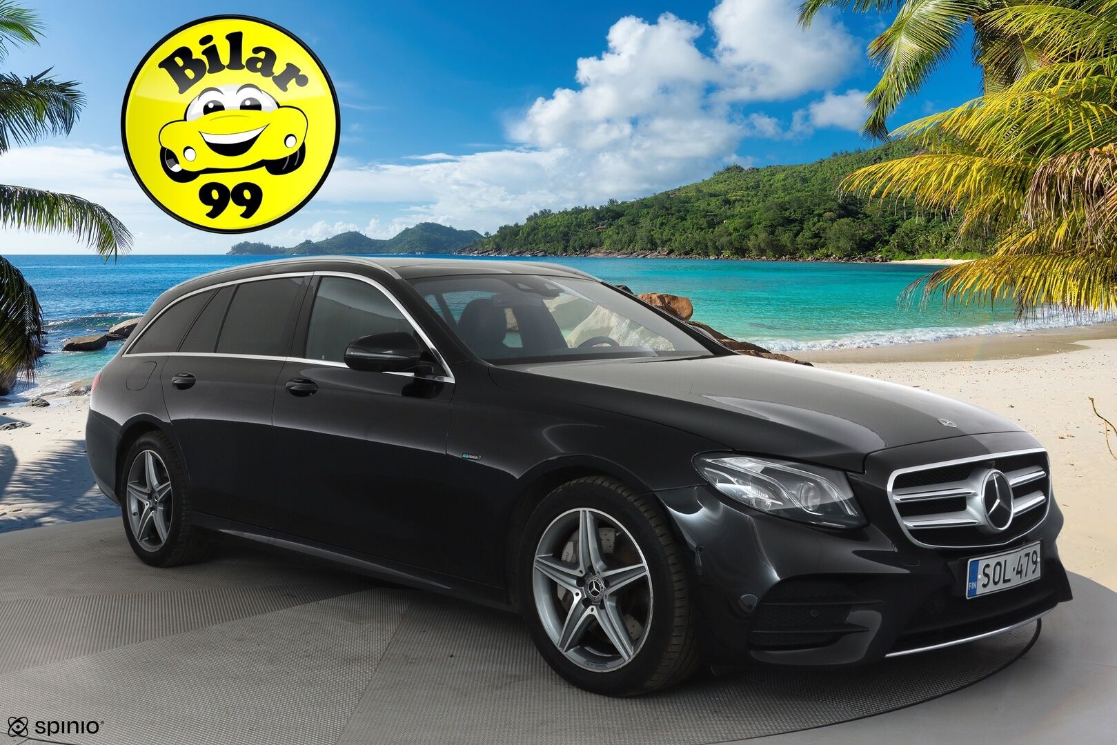 Mercedes-Benz E 2019 300 de T A Business AMG EQ Power **Panorama / ACC / Multibeam / Burmester / 360° / Sportnahat Muistilla / Widescreen** - Kahdet Renkaat / **KOVILLA KAMOILLA**