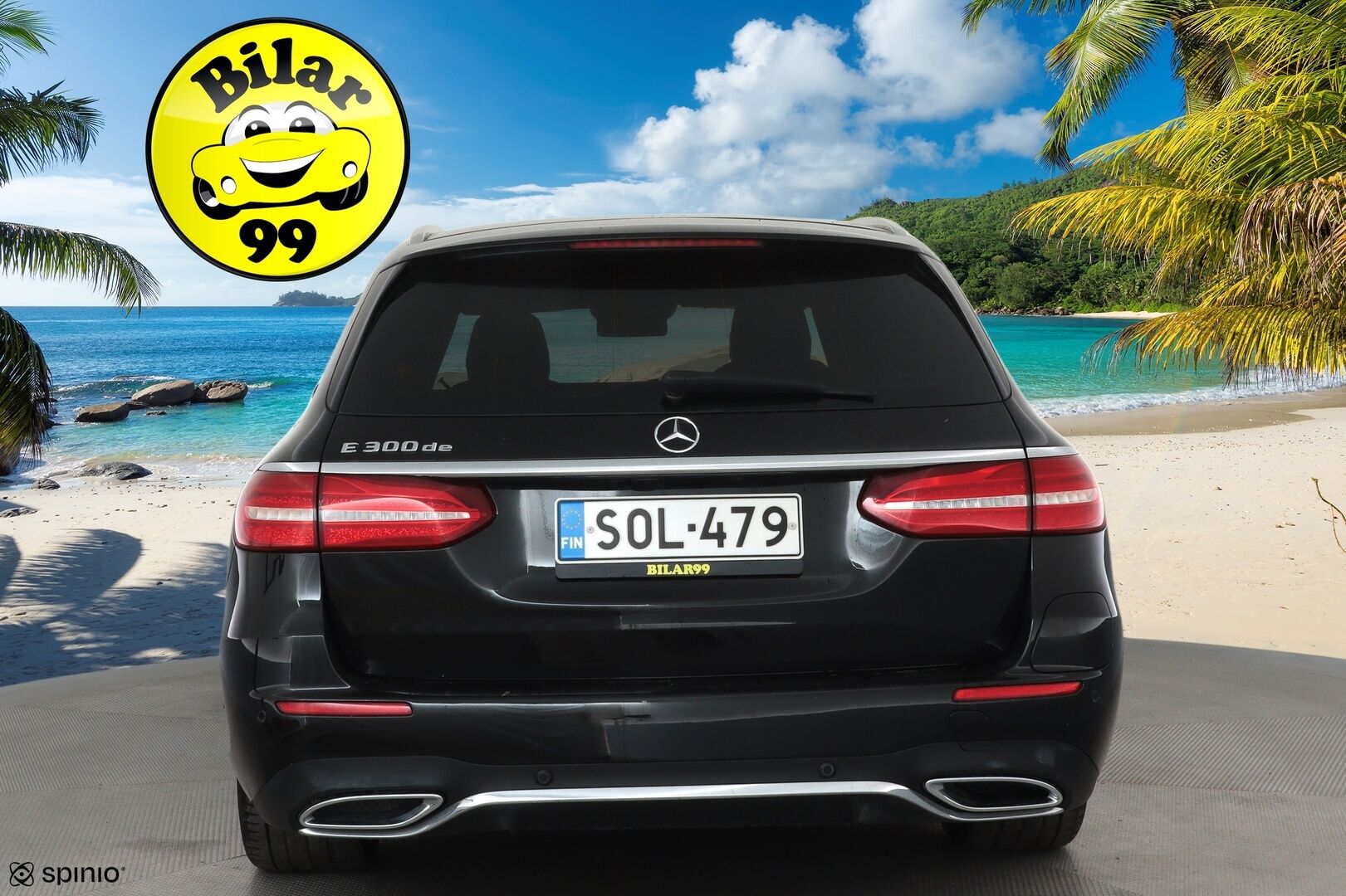 Mercedes-Benz E 2019 300 de T A Business AMG EQ Power **Panorama / ACC / Multibeam / Burmester / 360° / Sportnahat Muistilla / Widescreen** - Kahdet Renkaat / **KOVILLA KAMOILLA**