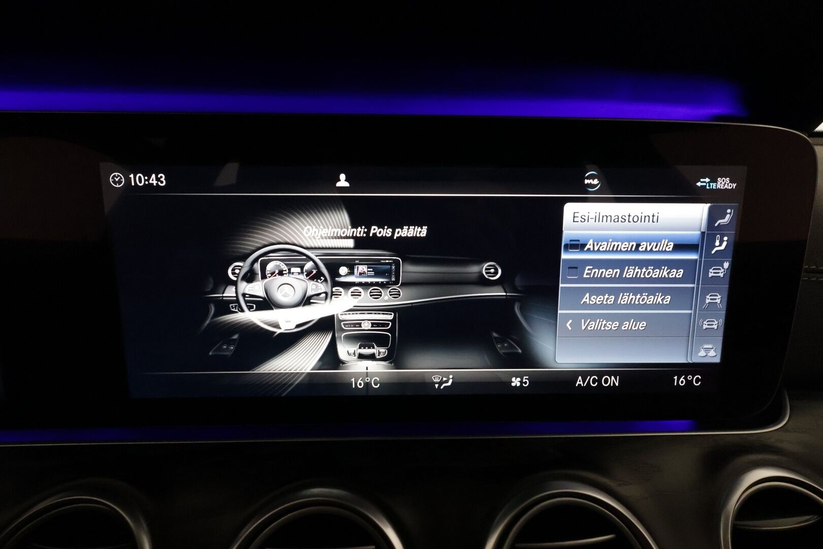Mercedes-Benz E 2019 300 de T A Business AMG EQ Power **Panorama / ACC / Multibeam / Burmester / 360° / Sportnahat Muistilla / Widescreen** - Kahdet Renkaat / **KOVILLA KAMOILLA**