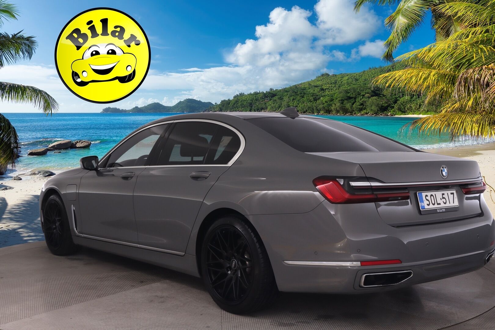 BMW 745 2019 G11 Sedan 745e A - Hierovat&Ilmastoidut Penkit | Panorama | HUD | ACC | 360° Kamera | Hifi Sound System | Erikoisväri | BLIS | Laser Valot | Soft Close | 2x Renkaat&Vanteet | DAB | Akku Kuntotarkastettu