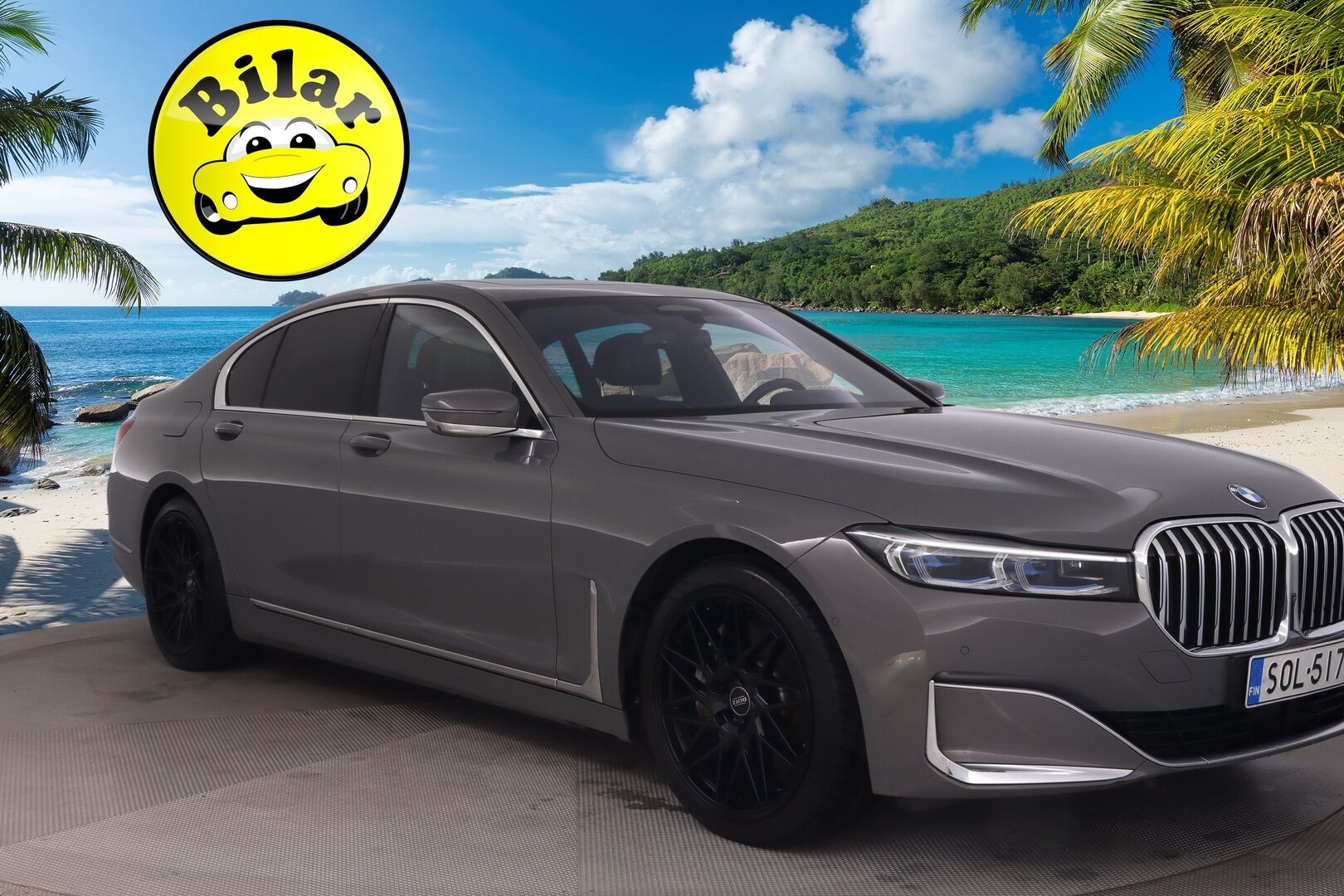 BMW 745 2019 G11 Sedan 745e A - Hierovat&Ilmastoidut Penkit | Panorama | HUD | ACC | 360° Kamera | Hifi Sound System | Erikoisväri | BLIS | Laser Valot | Soft Close | 2x Renkaat&Vanteet | DAB | Akku Kuntotarkastettu