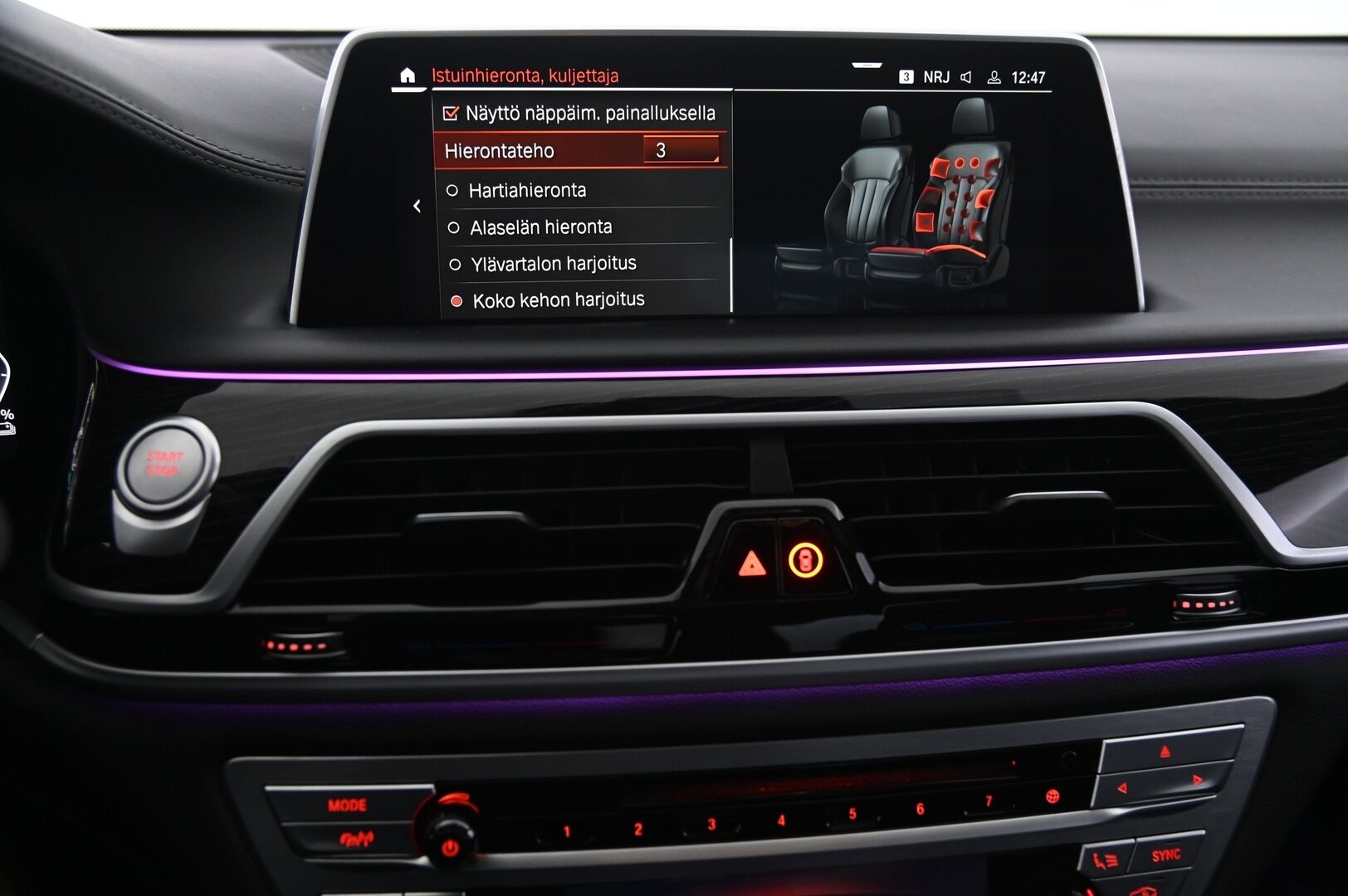 BMW 745 2019 G11 Sedan 745e A - Hierovat&Ilmastoidut Penkit | Panorama | HUD | ACC | 360° Kamera | Hifi Sound System | Erikoisväri | BLIS | Laser Valot | Soft Close | 2x Renkaat&Vanteet | DAB | Akku Kuntotarkastettu