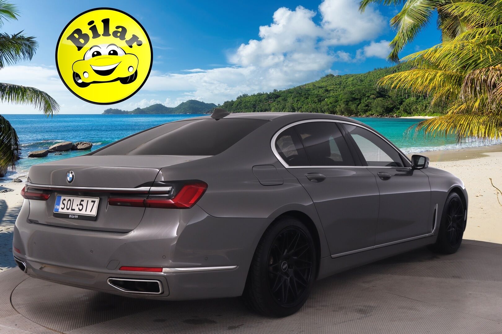 BMW 745 2019 G11 Sedan 745e A - Hierovat&Ilmastoidut Penkit | Panorama | HUD | ACC | 360° Kamera | Hifi Sound System | Erikoisväri | BLIS | Laser Valot | Soft Close | 2x Renkaat&Vanteet | DAB | Akku Kuntotarkastettu