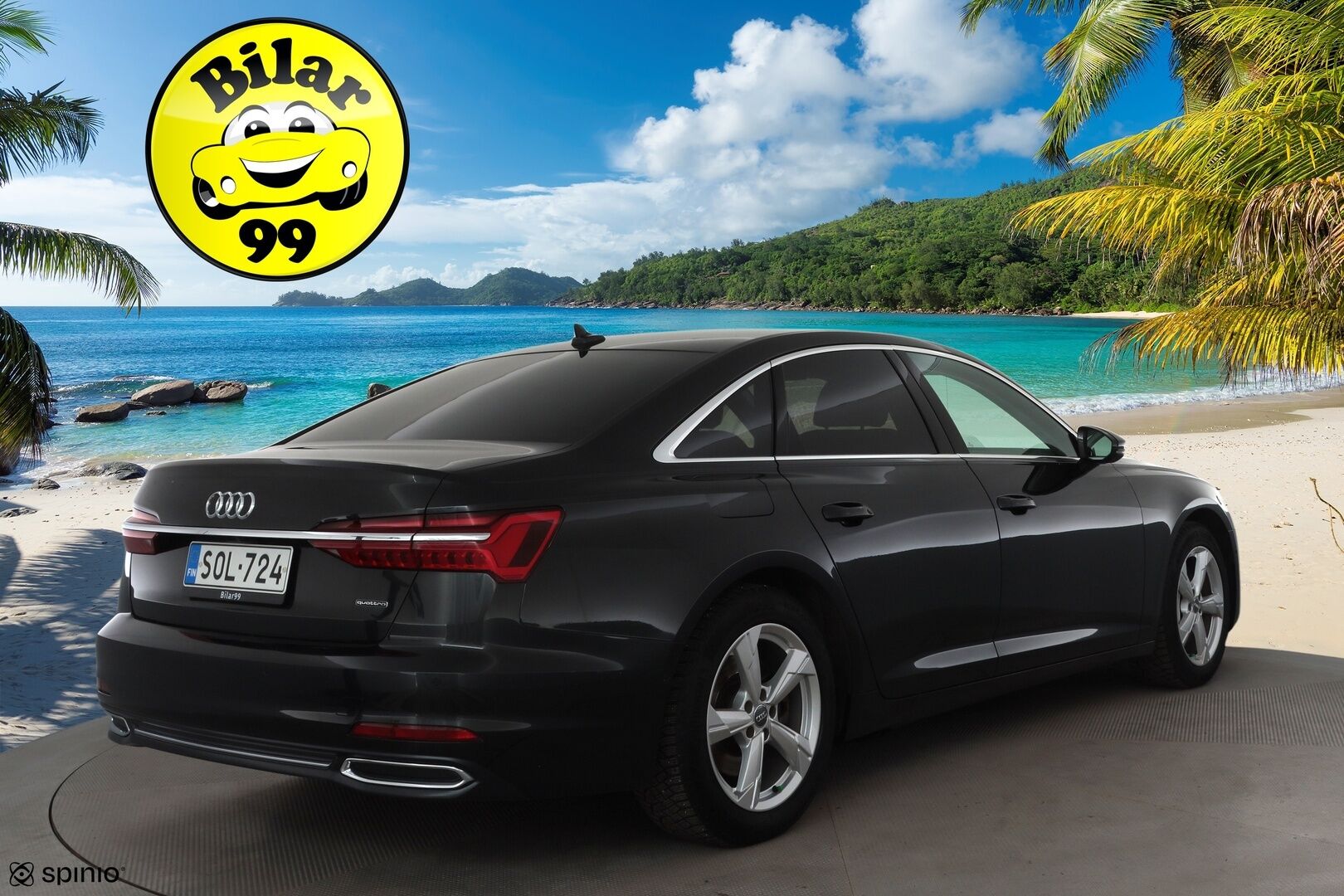 Audi A6 2021 Sedan Business Sport 50 TFSI e quattro S tronic * ACC / Imuovet / HUD / Night Vision / Muistipenkki /  360° * - Matrix LED / 1.Om Suomi-auto / Kahdet renkaat aluvanteilla / Merkkihuollettu