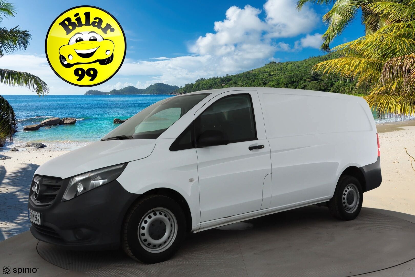 Mercedes-Benz Vito 2021 110cdi-3,05/32k Keskipitkä A2 - 1-om Suomi-auto | Kahdet renkaat | Merkkihuollot | ALV-Vähennyskelpoinen | Webasto | Koukku | ALV | P.kamera | Vakkari | Apple&Android 