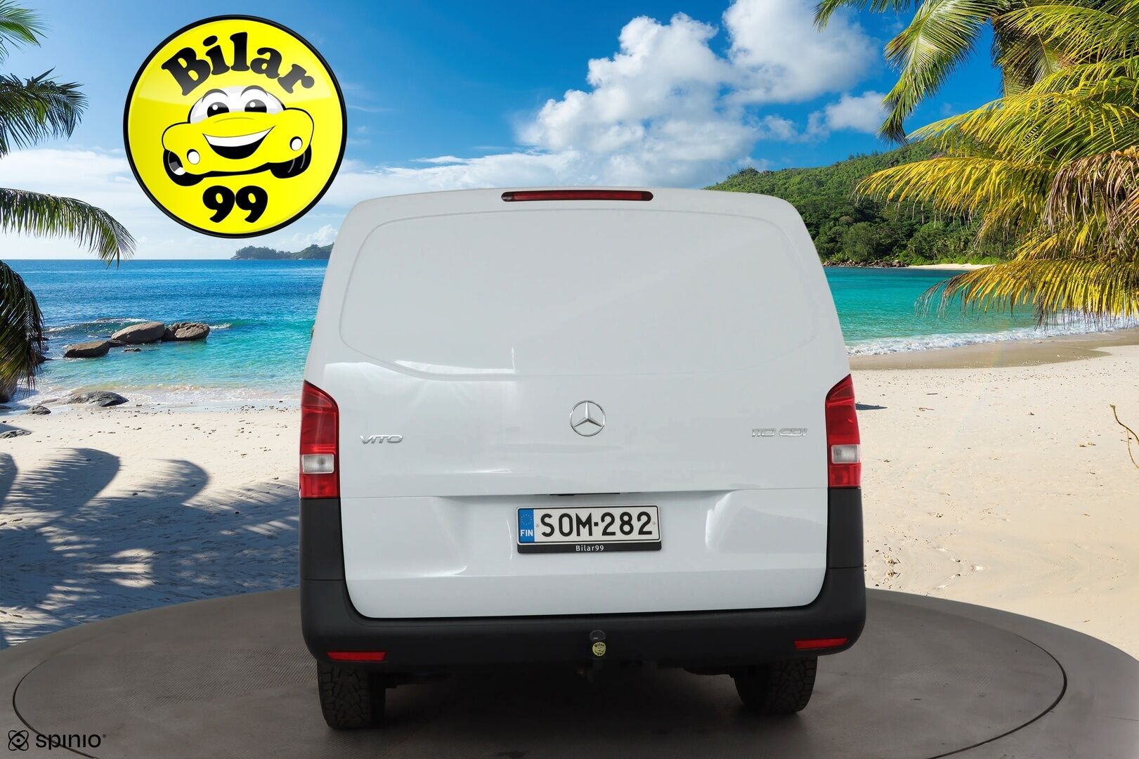 Mercedes-Benz Vito 2021 110cdi-3,05/32k Keskipitkä A2 * Webasto / Koukku / P.kamera / Vakkari / Apple&Android * - 1-om Suomi-auto / Kahdet renkaat / Merkkihuollot