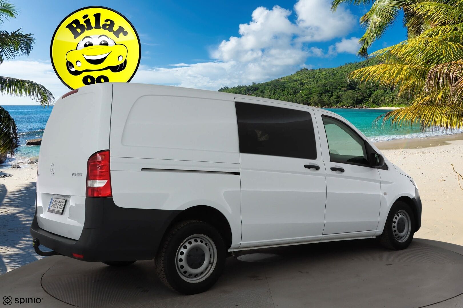 Mercedes-Benz Vito 2021 110cdi-3,05/32k Keskipitkä A2 - 1-om Suomi-auto | Kahdet renkaat | Merkkihuollot | ALV-Vähennyskelpoinen | Webasto | Koukku | ALV | P.kamera | Vakkari | Apple&Android 
