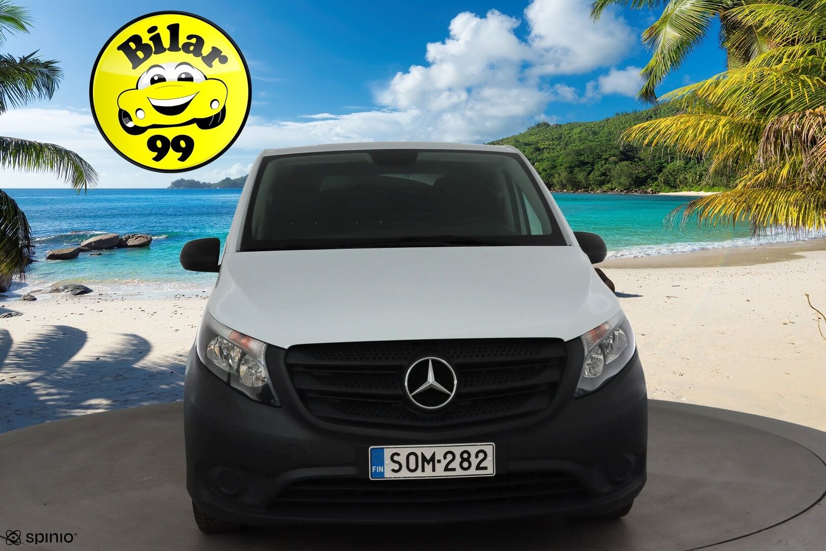 Mercedes-Benz Vito 2021 110cdi-3,05/32k Keskipitkä A2 - 1-om Suomi-auto | Kahdet renkaat | Merkkihuollot | ALV-Vähennyskelpoinen | Webasto | Koukku | ALV | P.kamera | Vakkari | Apple&Android 