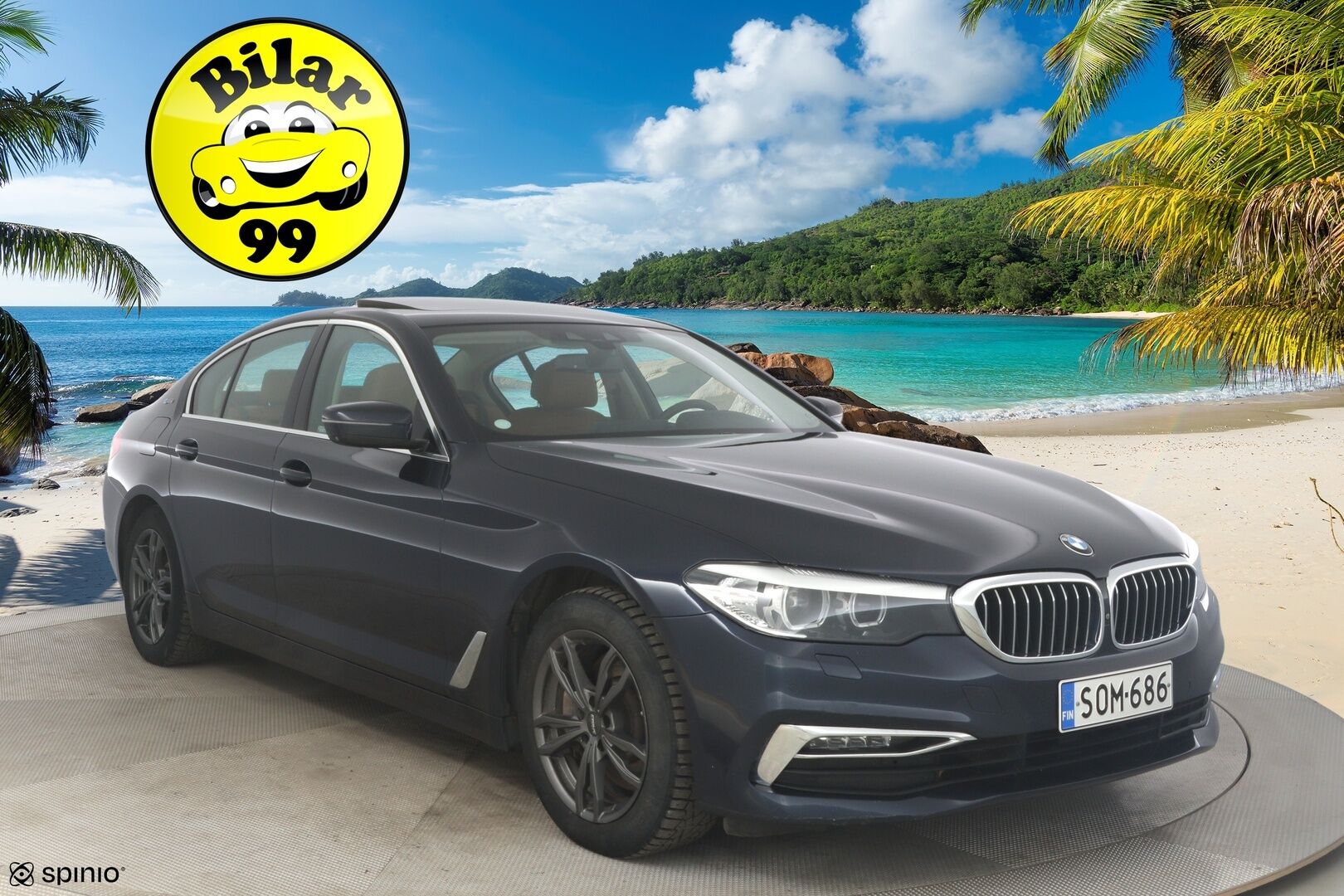 BMW 530 2019 530e iPerformance Sedan *Kattoluukku / Konjakkinahat / 360-Kamera / Hierovat penkit /  Ambient / Prof.Navi* - Comfort Access / Muistipenkit / Kahdet renkaat ja vanteet