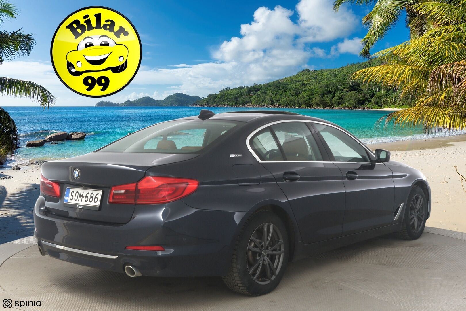 BMW 530 2019 530e iPerformance Sedan *Kattoluukku / Konjakkinahat / 360-Kamera / Hierovat penkit /  Ambient / Prof.Navi* - Comfort Access / Muistipenkit / Kahdet renkaat ja vanteet