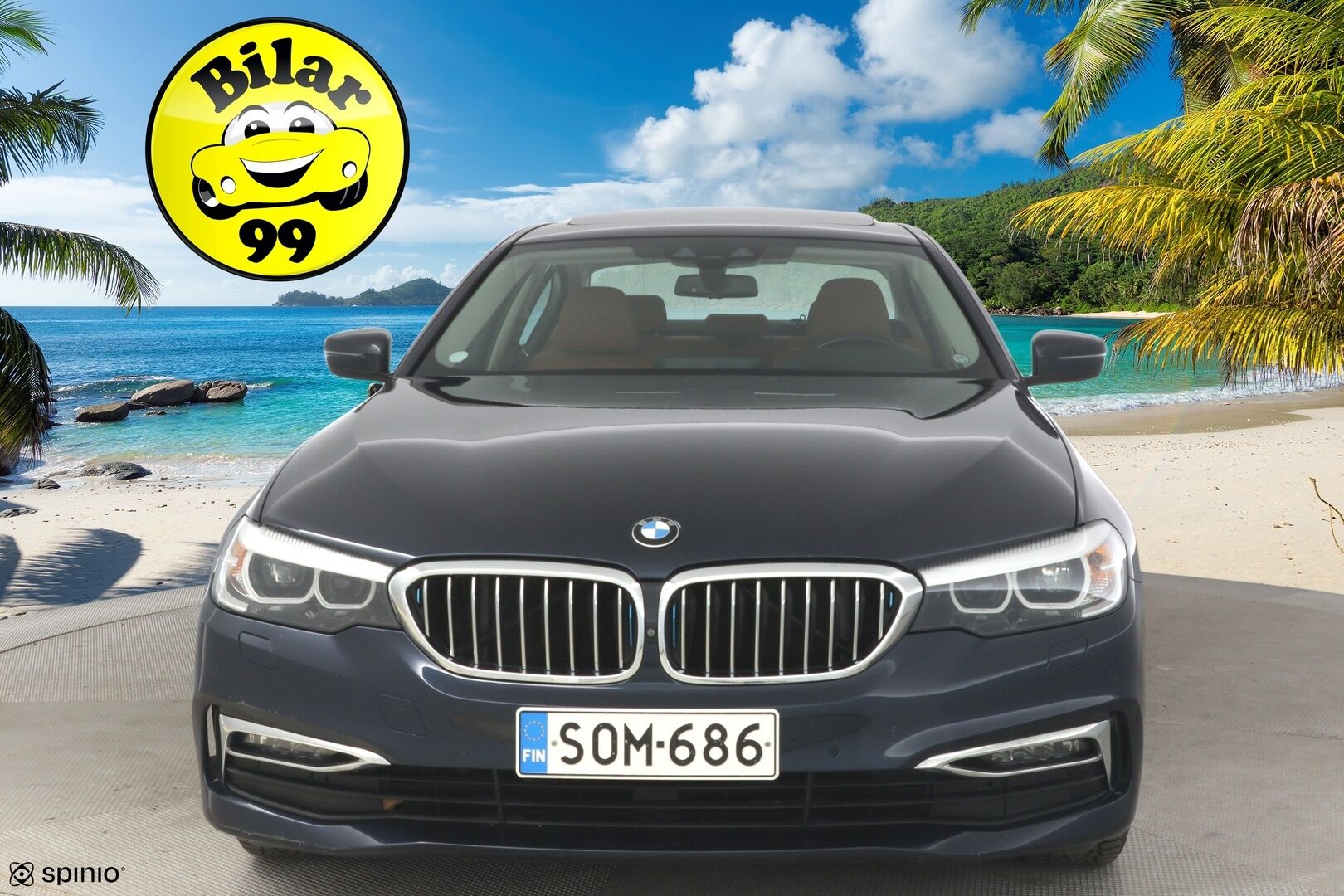 BMW 530 2019 530e iPerformance Sedan *Kattoluukku / Konjakkinahat / 360-Kamera / Hierovat penkit /  Ambient / Prof.Navi* - Comfort Access / Muistipenkit / Kahdet renkaat ja vanteet
