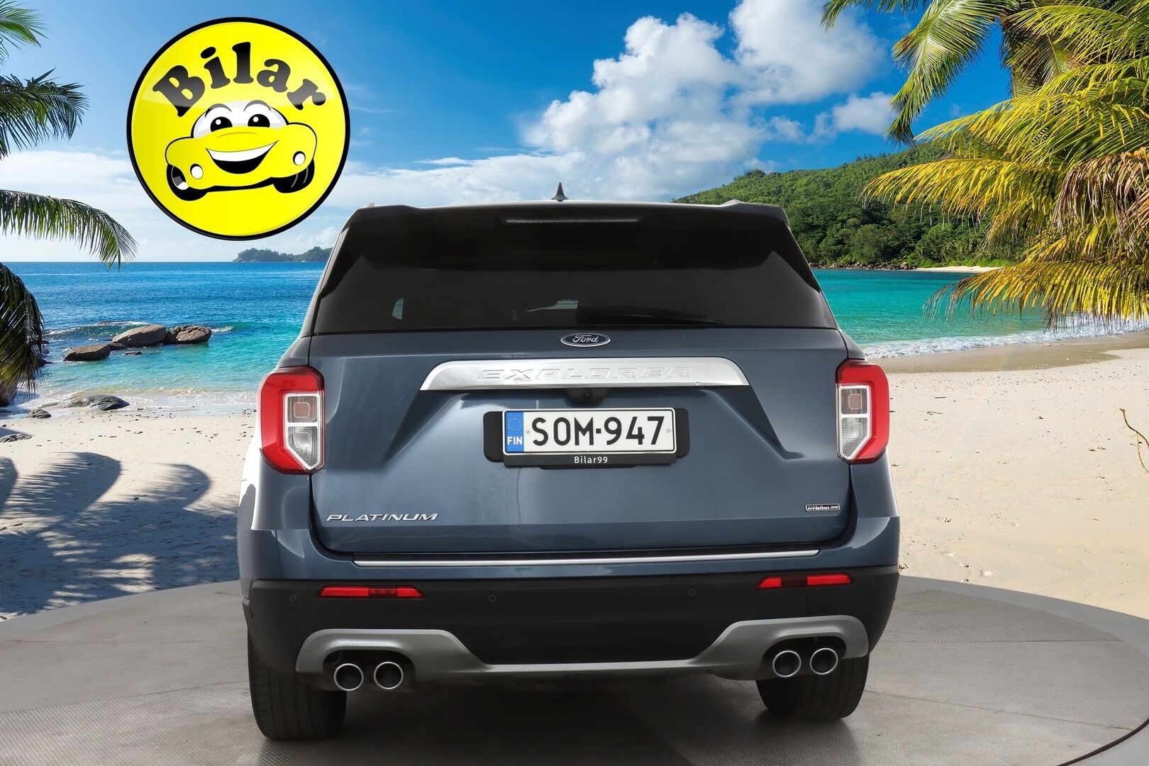 Ford Explorer 2020 3,0 V6 Ecoboost 457hv PHEV A10 AWD Platinum 7-P - | Kattava varustelu! | 7-paikkainen | ACC | B&O | 360 Kamera | Panorama | Hierovat ilmastoidut nahkaistuimet | Digimittaristo | Keyless | Suomi-auto | Muistipenkki | Ratinlämmitin |