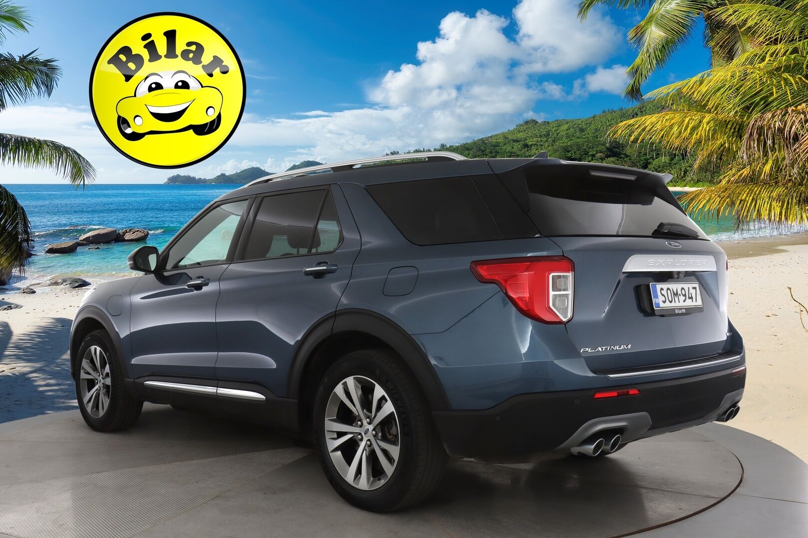 Ford Explorer 2020 3,0 V6 Ecoboost 457hv PHEV A10 AWD Platinum 7-P - | Kattava varustelu! | 7-paikkainen | ACC | B&O | 360 Kamera | Panorama | Hierovat ilmastoidut nahkaistuimet | Digimittaristo | Keyless | Suomi-auto | Muistipenkki | Ratinlämmitin |