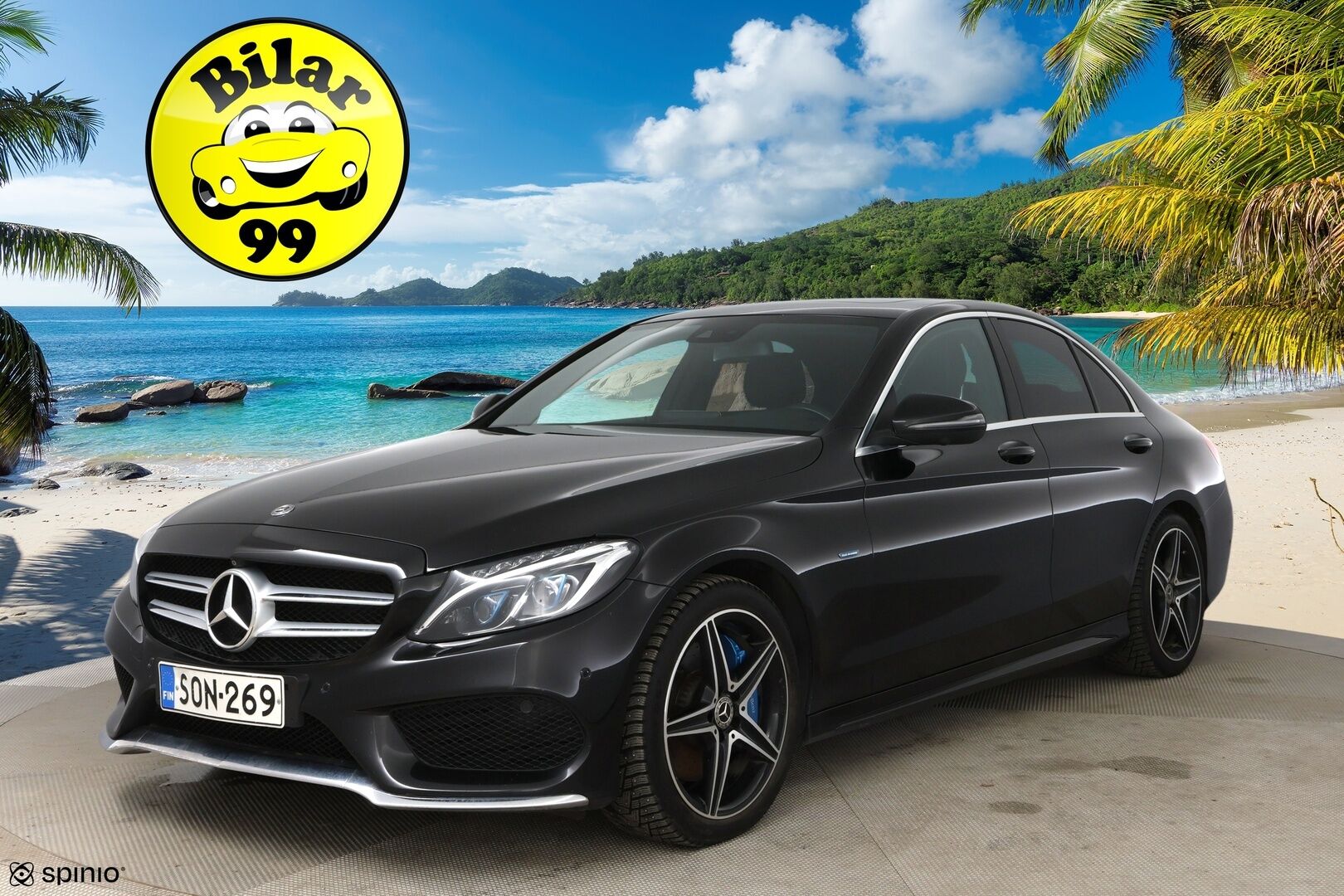 Mercedes-Benz C 2018 350 e T A Sedan Edition AMG / Panorama / Muistipaketti / 360-kamera / IHC+ / LED / - AMG Sisä- ja ulkopaketti / Todella hieno! / 