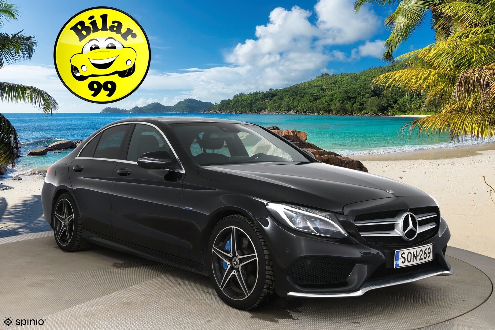 Mercedes-Benz C 2018 350 e T A Sedan Edition AMG / Panorama / Muistipaketti / 360-kamera / IHC+ / LED / - AMG Sisä- ja ulkopaketti / Todella hieno! / 