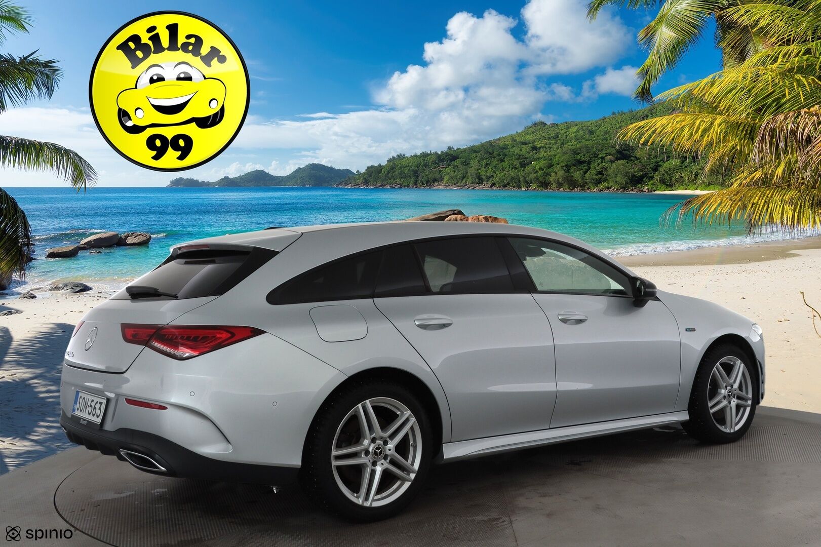 Mercedes-Benz CLA 2021 250 e A Shooting Brake Business AMG EQ Power * Vetokoukku / Widescreen / LED High Performance / Lisälämmitin / Comand Navi - 1OM Suomiauto / Facelift / Peruutuskamera / Nahka-Alcantara - HULLUT AVAJAISHULINAT KORKOTARJOUS 3,29 %