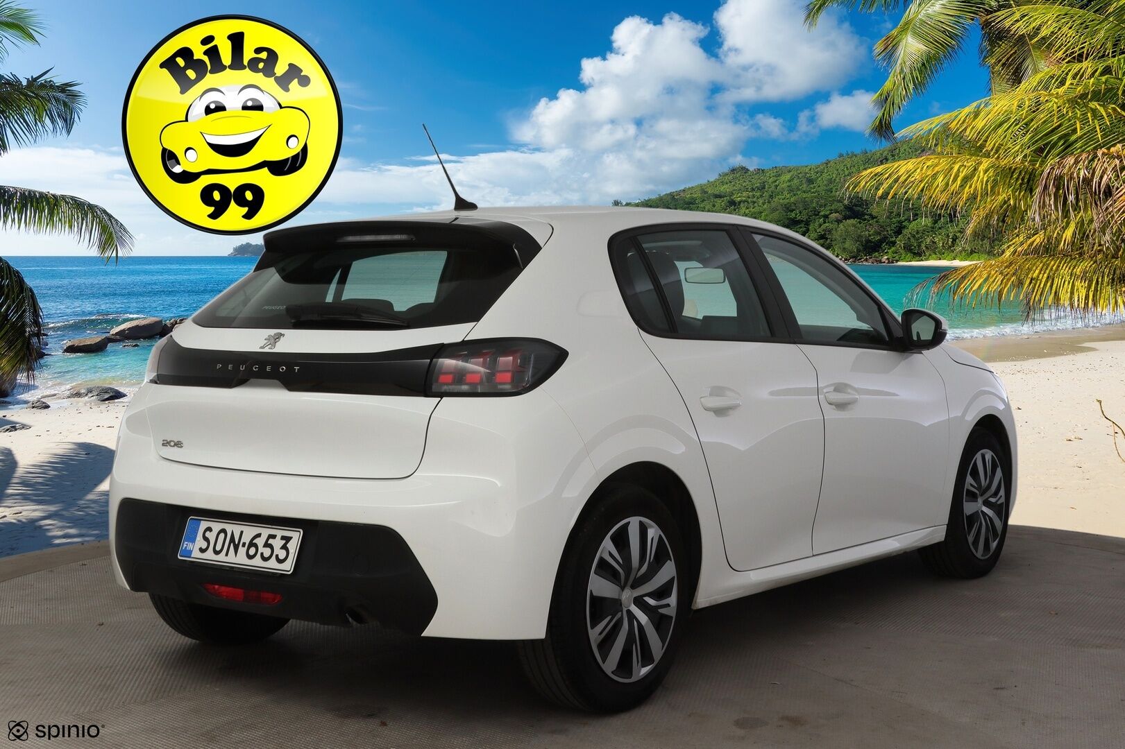 Peugeot 208 2021 Active PureTech 75 * Vakionopeudensäädin / Bluetooth / Kaistavahti / Liikennemerkkien tunnistus / LED-valot * - * 2-omisteinen Suomi-auto / Kahdet renkaat vanteilla! * 