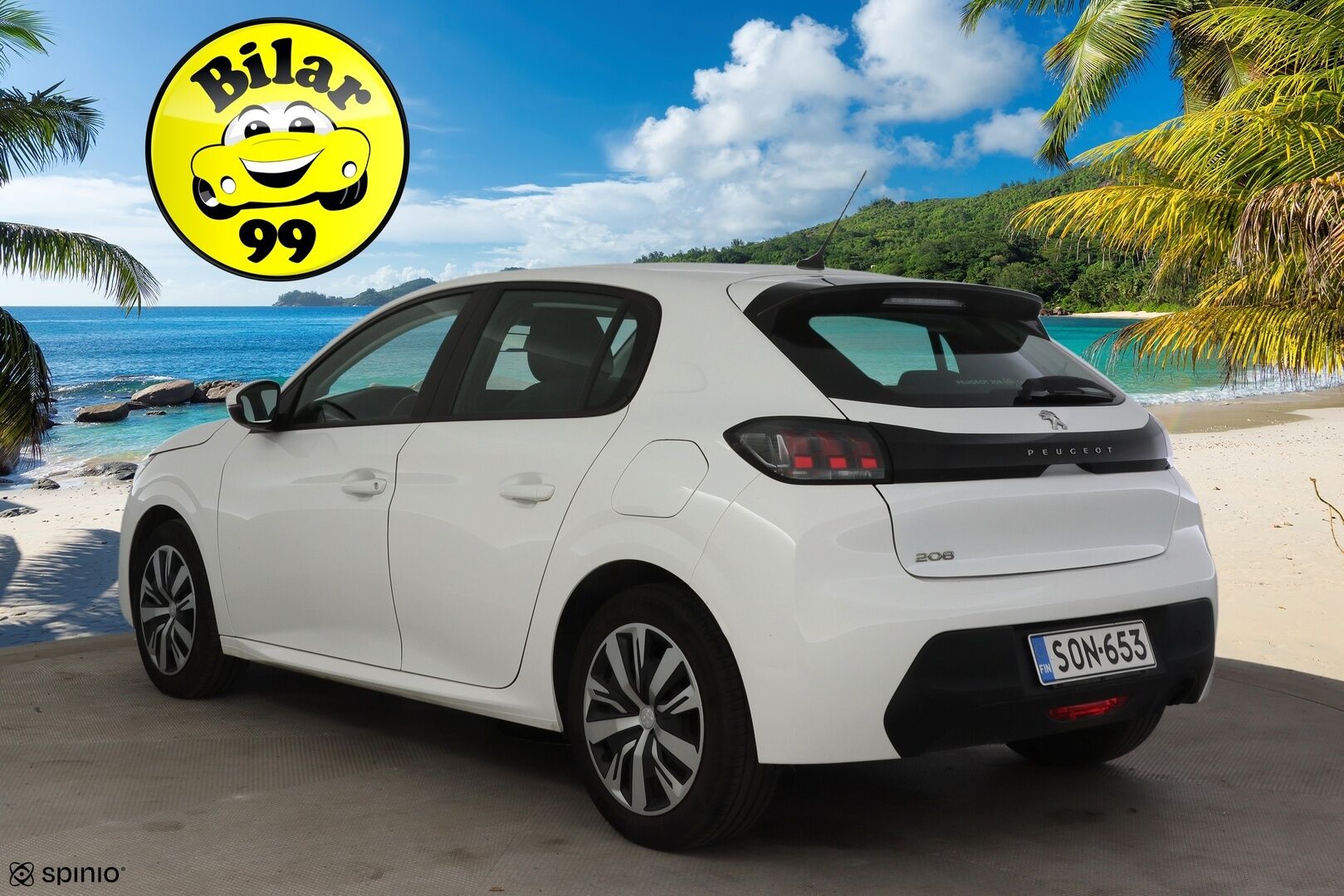 Peugeot 208 2021 Active PureTech 75 * Vakionopeudensäädin / Bluetooth / Kaistavahti / Liikennemerkkien tunnistus / LED-valot * - * 2-omisteinen Suomi-auto / Kahdet renkaat vanteilla! * 