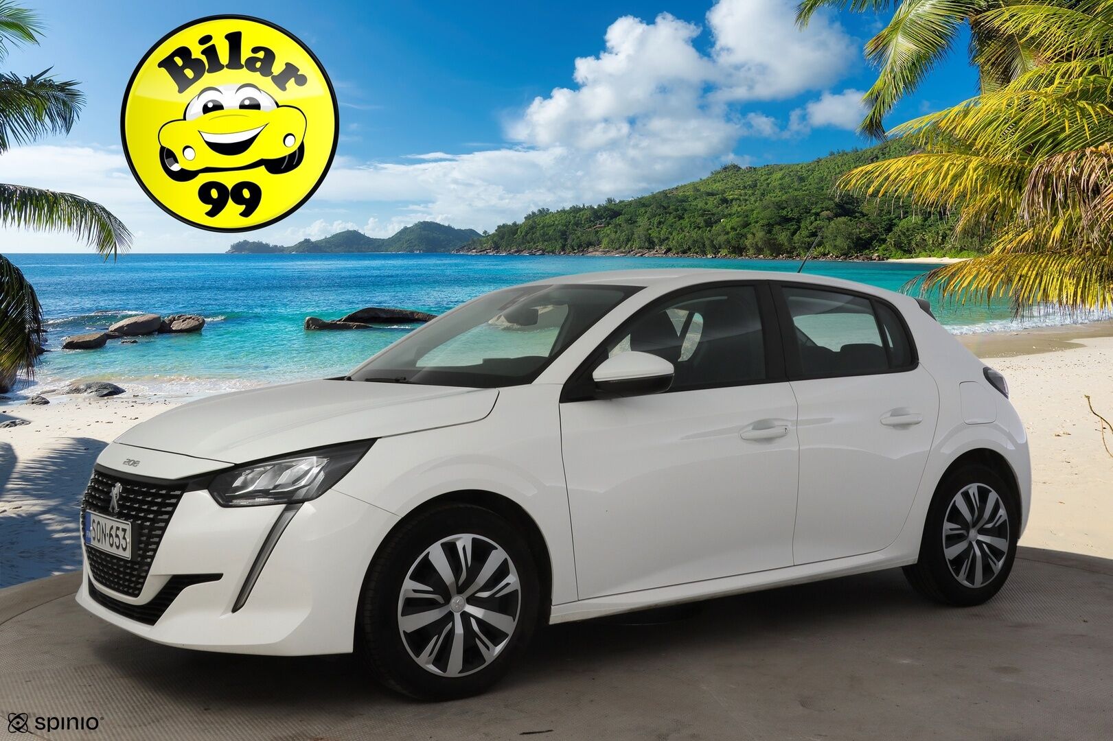 Peugeot 208 2021 Active PureTech 75 * Vakionopeudensäädin / Bluetooth / Kaistavahti / Liikennemerkkien tunnistus / LED-valot * - * 2-omisteinen Suomi-auto / Kahdet renkaat vanteilla! * 