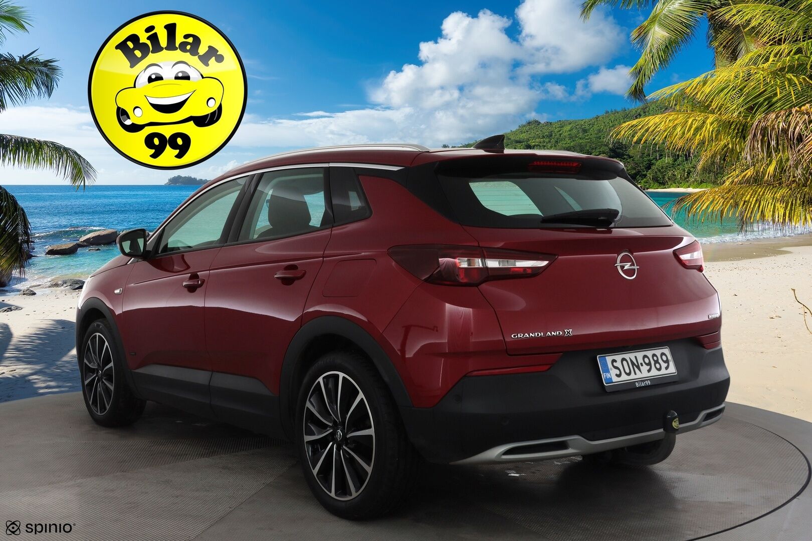 Opel Grandland X 2020 PHEV Innovation Plus Business 225 Turbo A8 FWD * Ilmastoitu Muistipenkki / LED / 360° / Koukku / Kaistavahti / Navi * - Suomi-auto / Hyvät nasta renkaat talveksi / Todella kattava huoltohistoria!