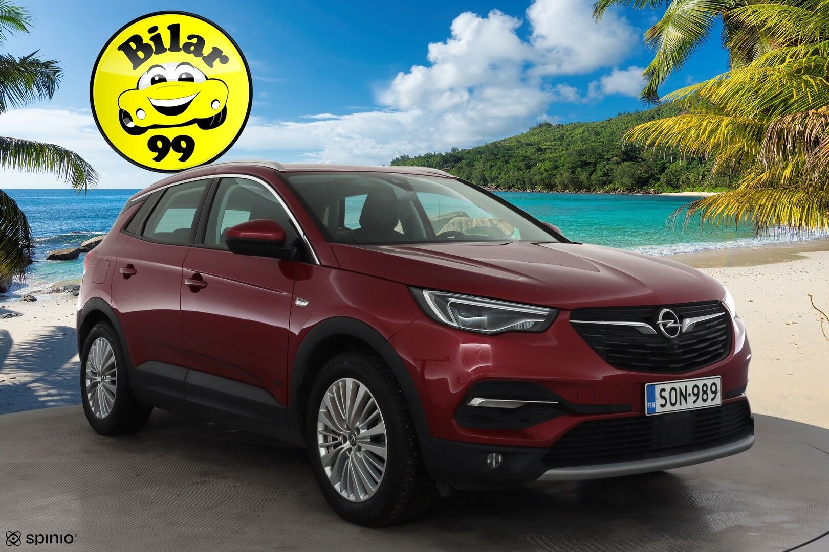 Opel Grandland X 2020 PHEV Innovation Plus Business 225 Turbo A8 FWD * Ilmastoitu Muistipenkki / LED / 360° / Koukku / Kaistavahti / Navi * - Suomi-auto / Hyvät nasta renkaat talveksi / Todella kattava huoltohistoria!
