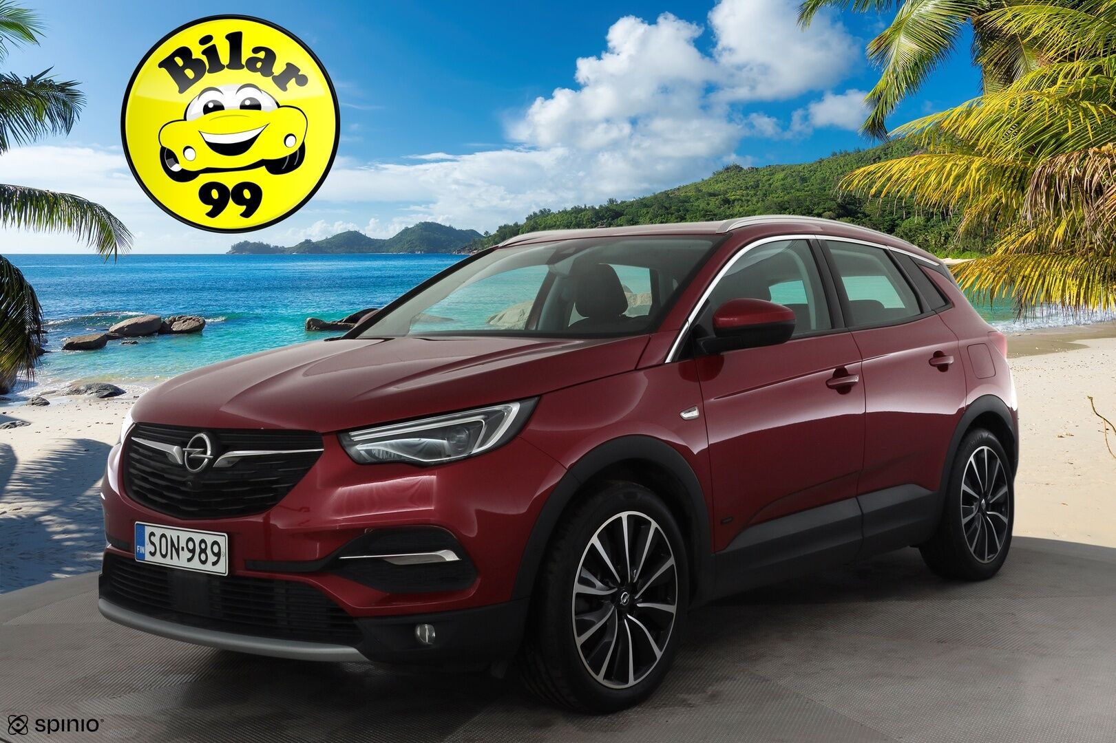 Opel Grandland X 2020 PHEV Innovation Plus Business 225 Turbo A8 FWD * Ilmastoitu Muistipenkki / LED / 360° / Koukku / Kaistavahti / Navi * - Suomi-auto / Hyvät nasta renkaat talveksi / Todella kattava huoltohistoria!