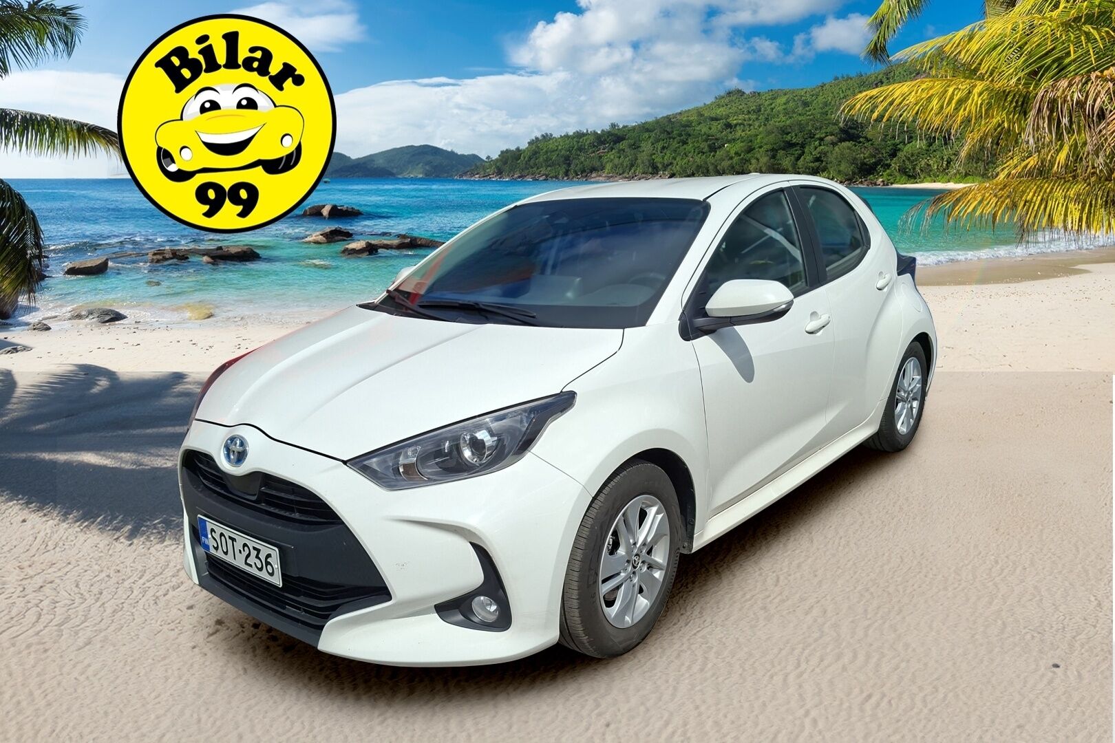 Toyota Yaris 2022 1,5 Hybrid Active / Kaista-vahti / P-kamera / Merkkihuollot / Suomi-auto / Ratinlämmitin / - Siisti merkkihuollettu Toyota kahdella rengassetillä / valmiina ajoon