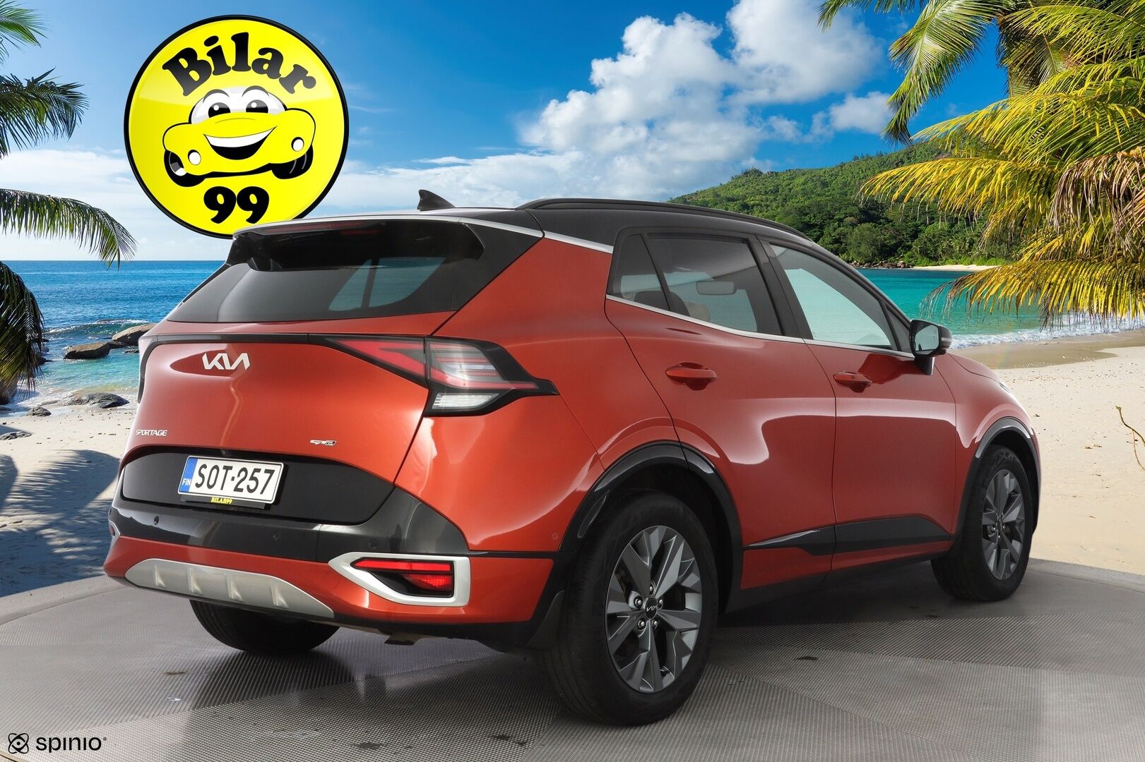 Kia Sportage 2022 1,6 T-GDI FWD Mild-Hybrid GT-Line DCT 150hv *ACC / H&K / 360-kamera / Ilmastoidut istuimet / Muistipenkki* - 3,99 % KORKOTARJOUS TÄHÄN AUTOON - Kahdet alumiinivanteet / Seuraava katsastus 30.3.2026 / Suomi-auto / Viimeisin huolto 73tkm