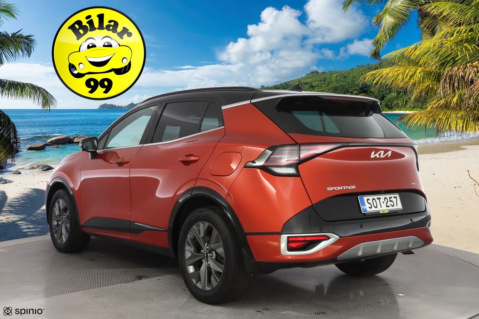 Kia Sportage 2022 1,6 T-GDI FWD Mild-Hybrid GT-Line DCT 150hv *ACC / H&K / 360-kamera / Ilmastoidut istuimet / Muistipenkki* - 3,99 % KORKOTARJOUS TÄHÄN AUTOON - Kahdet alumiinivanteet / Seuraava katsastus 30.3.2026 / Suomi-auto / Viimeisin huolto 73tkm