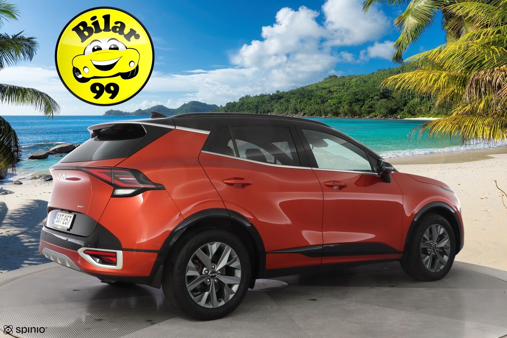 Kia Sportage 2022 1,6 T-GDI FWD Mild-Hybrid GT-Line DCT 150hv *ACC / H&K / 360-kamera / Ilmastoidut istuimet / Muistipenkki* - 3,99 % KORKOTARJOUS TÄHÄN AUTOON - Kahdet alumiinivanteet / Seuraava katsastus 30.3.2026 / Suomi-auto / Viimeisin huolto 73tkm