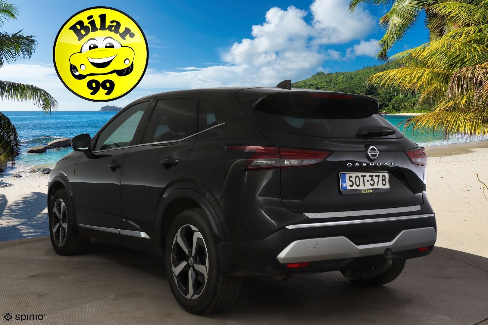 Nissan Qashqai 2022 DIG-T 160 Tekna 2WD DCT * ACC / Keyless / 360° / Vetokoukku* - *Suomi-auto Webasto / Vaaleat puolinahka penkit / 2x renkaat / / 360°* - HULLUT VÄLIPÄIVÄT KORKOTARJOUS 2,49%