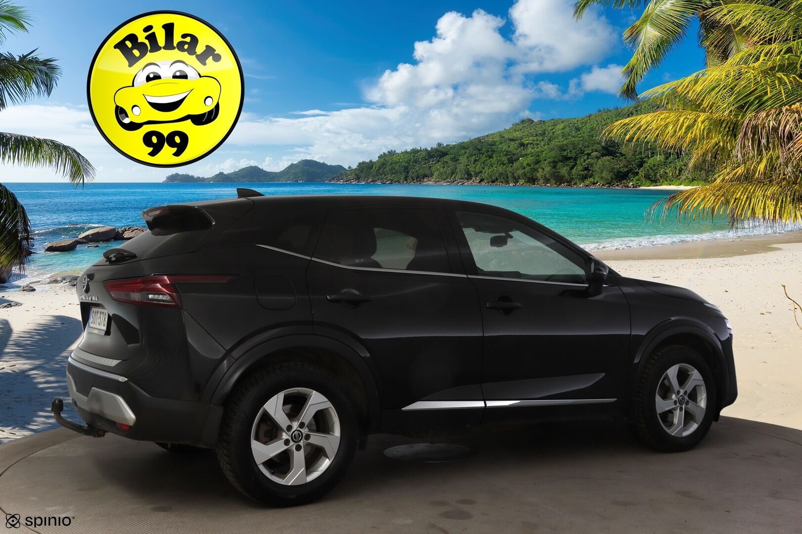 Nissan Qashqai 2022 DIG-T 160 Tekna 2WD DCT * ACC / Keyless / 360° / Vetokoukku* - *Suomi-auto Webasto / Vaaleat puolinahka penkit / 2x renkaat / / 360°* - HULLUT VÄLIPÄIVÄT KORKOTARJOUS 2,49%