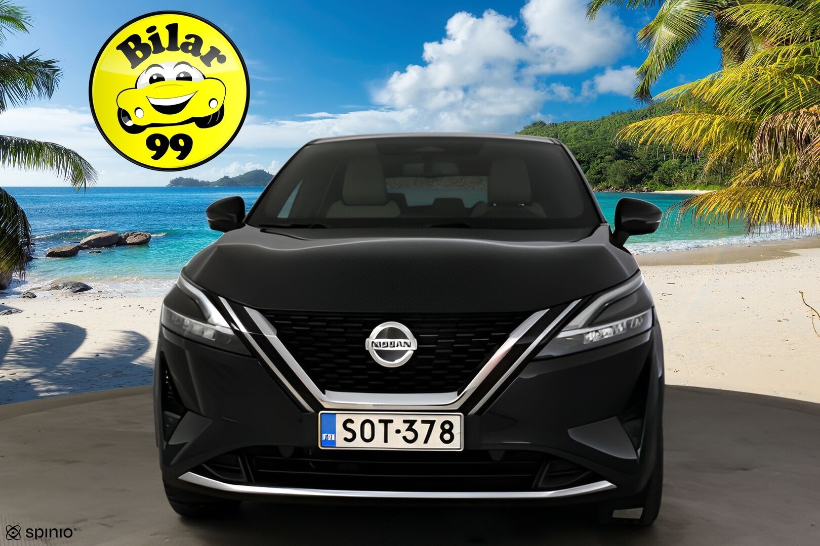 Nissan Qashqai 2022 DIG-T 160 Tekna 2WD DCT * ACC / Keyless / 360° / Vetokoukku* - *Suomi-auto Webasto / Vaaleat puolinahka penkit / 2x renkaat / / 360°* - HULLUT VÄLIPÄIVÄT KORKOTARJOUS 2,49%