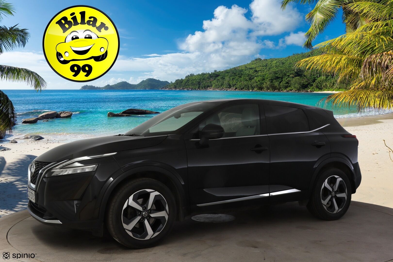 Nissan Qashqai 2022 DIG-T 160 Tekna 2WD DCT * ACC / Keyless / 360° / Vetokoukku* - *Suomi-auto Webasto / Vaaleat puolinahka penkit / 2x renkaat / / 360°* - HULLUT VÄLIPÄIVÄT KORKOTARJOUS 2,49%