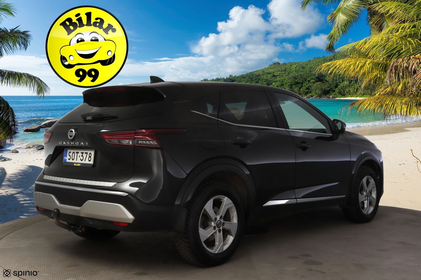 Nissan Qashqai 2022 DIG-T 160 Tekna 2WD DCT * ACC / Keyless / 360° / Vetokoukku* - *Suomi-auto Webasto / Vaaleat puolinahka penkit / 2x renkaat / / 360°* - HULLUT VÄLIPÄIVÄT KORKOTARJOUS 2,49%