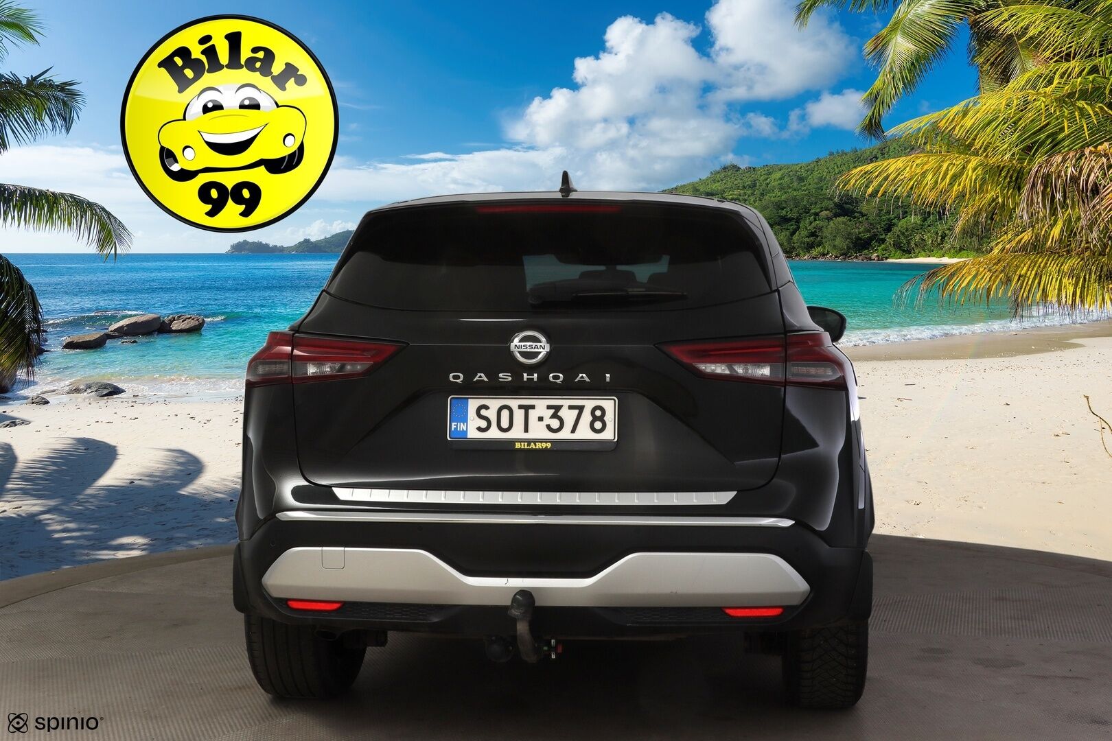 Nissan Qashqai 2022 DIG-T 160 Tekna 2WD DCT * ACC / Keyless / 360° / Vetokoukku* - *Suomi-auto Webasto / Vaaleat puolinahka penkit / 2x renkaat / / 360°* - HULLUT VÄLIPÄIVÄT KORKOTARJOUS 2,49%