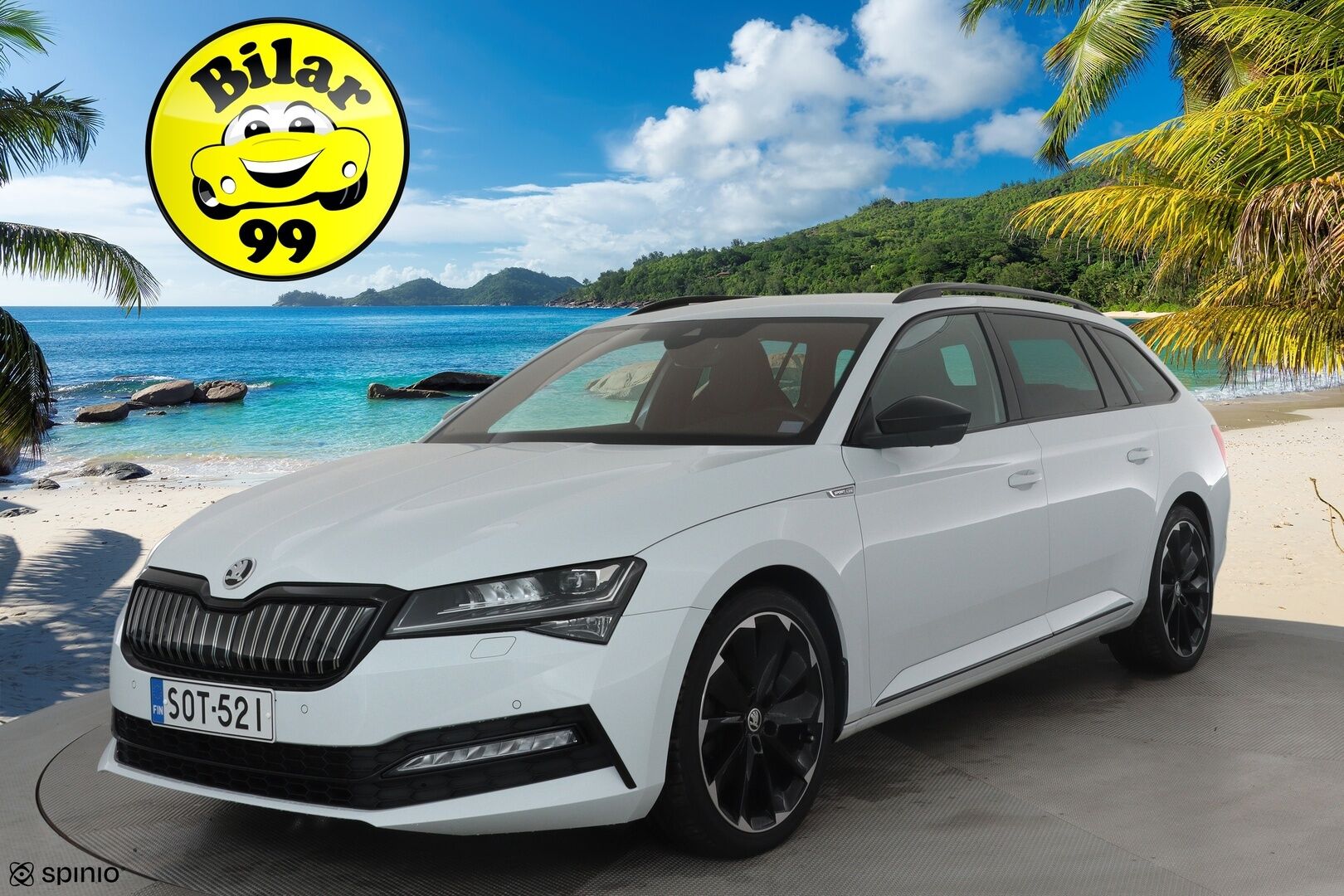 Skoda Superb 2020 Combi 1,4 TSI PHEV SportLine iV DSG * Webasto / ACC / Matrix-LED / 360° / Navi / Sporttipenkit Muistilla / Keyless * - 2x Latauskaapelit / Kahdet renkaat / Merkkihuollettu!