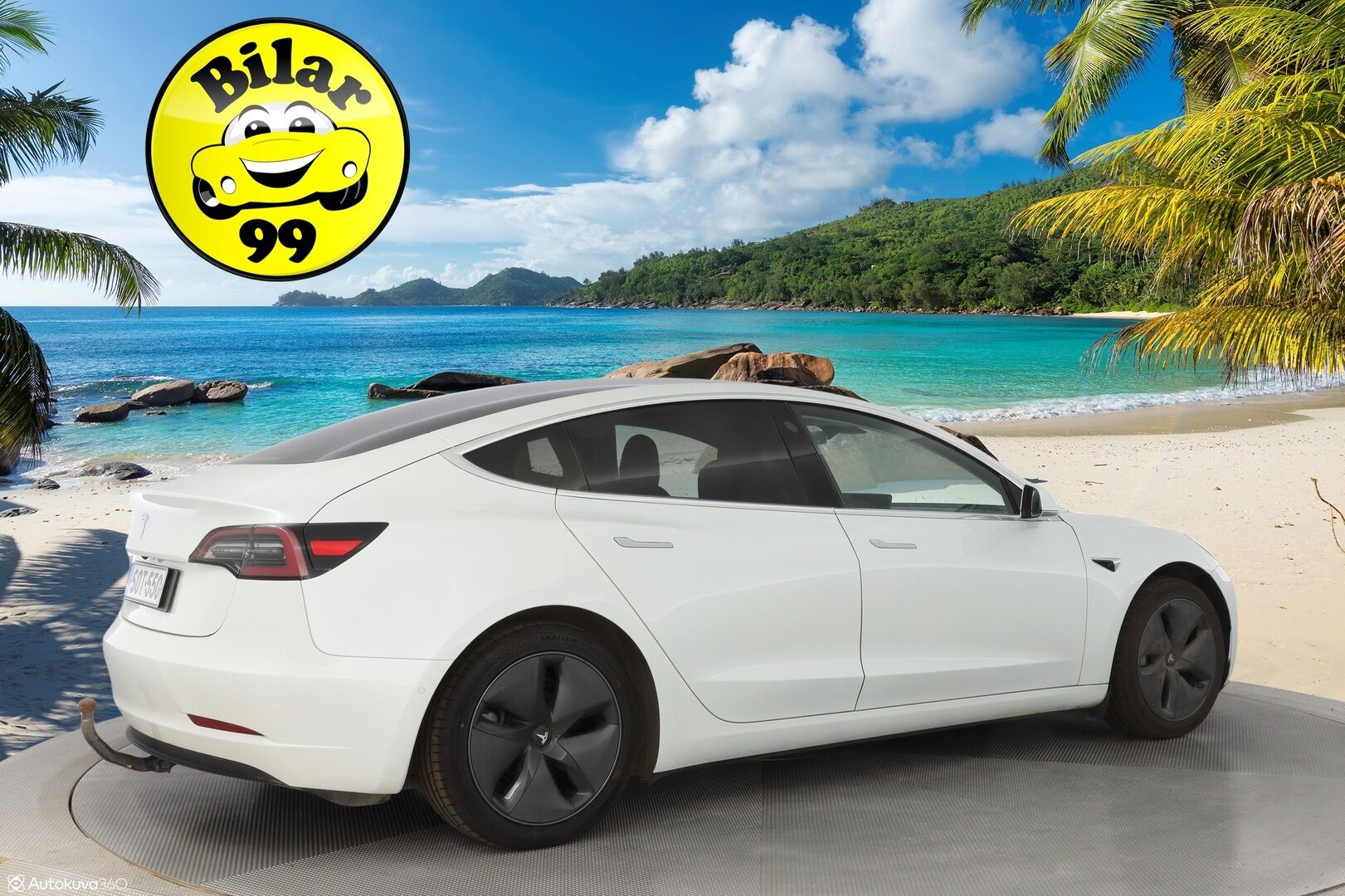 TESLA MODEL 3 2020 Standard Range RWD *Vetokoukku / Premium audio / ACC / Panorama / Kamera* - Tehtaan vetokoukku / Vähän ajettu / Kahdet alumiinivanteet / Edullisesti nyt kesähintaan!