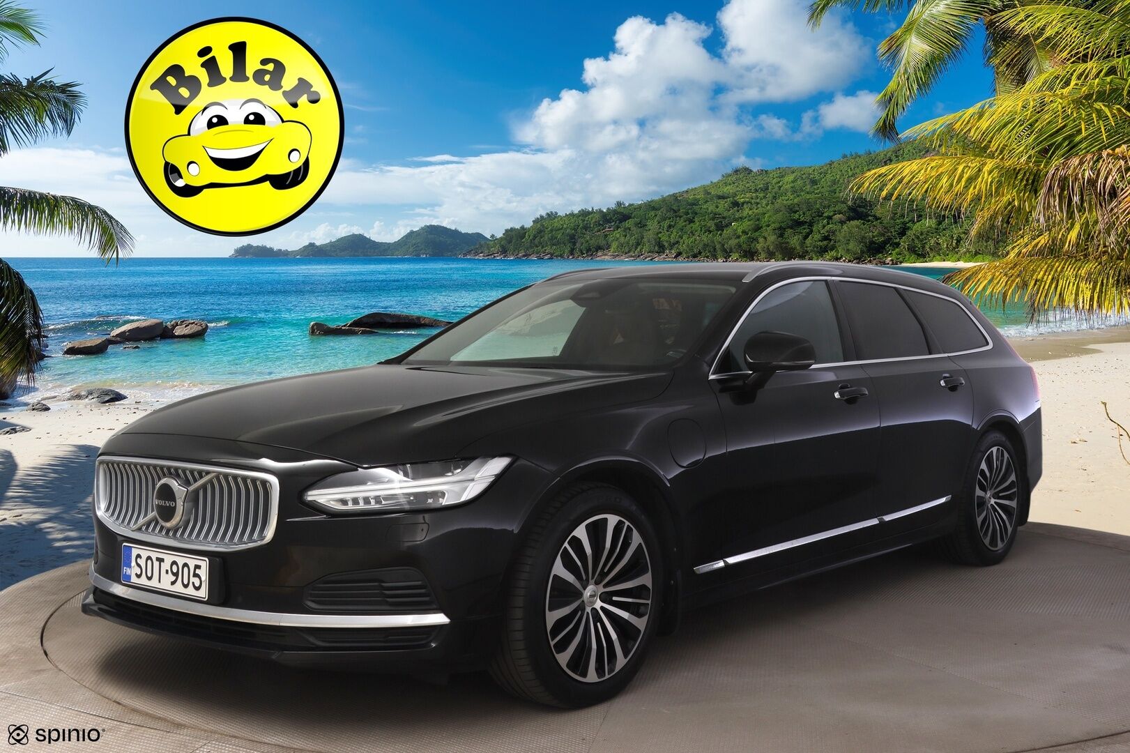Volvo V90 2022 T6 AWD Long Range Inscription aut - | ACC | Webasto | Digimittaristo | KeylessGo | Sporttinahat | P.Kamera | Suomi-Auto | Sähköluukku | SOH 94,6% | Isommalla akulla! |