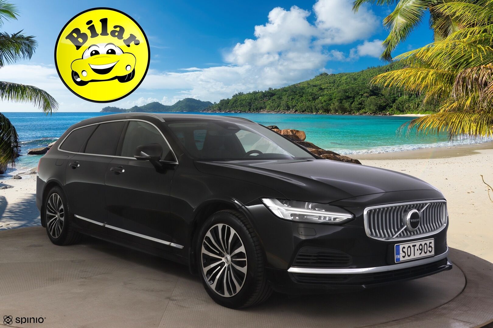 Volvo V90 2022 T6 AWD Long Range Inscription aut - | ACC | Webasto | Digimittaristo | KeylessGo | Sporttinahat | P.Kamera | Suomi-Auto | Sähköluukku | SOH 94,6% | Isommalla akulla! |