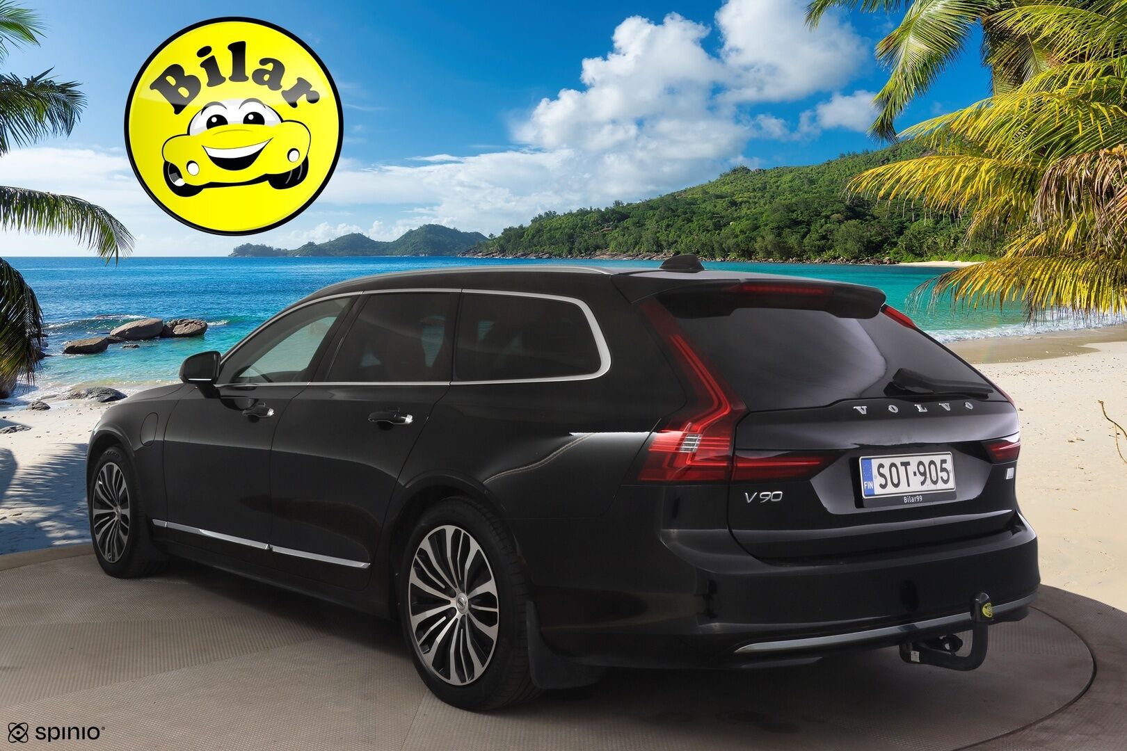 Volvo V90 2022 T6 AWD Long Range Inscription aut - | ACC | Webasto | Digimittaristo | KeylessGo | Sporttinahat | P.Kamera | Suomi-Auto | Sähköluukku | SOH 94,6% | Isommalla akulla! |