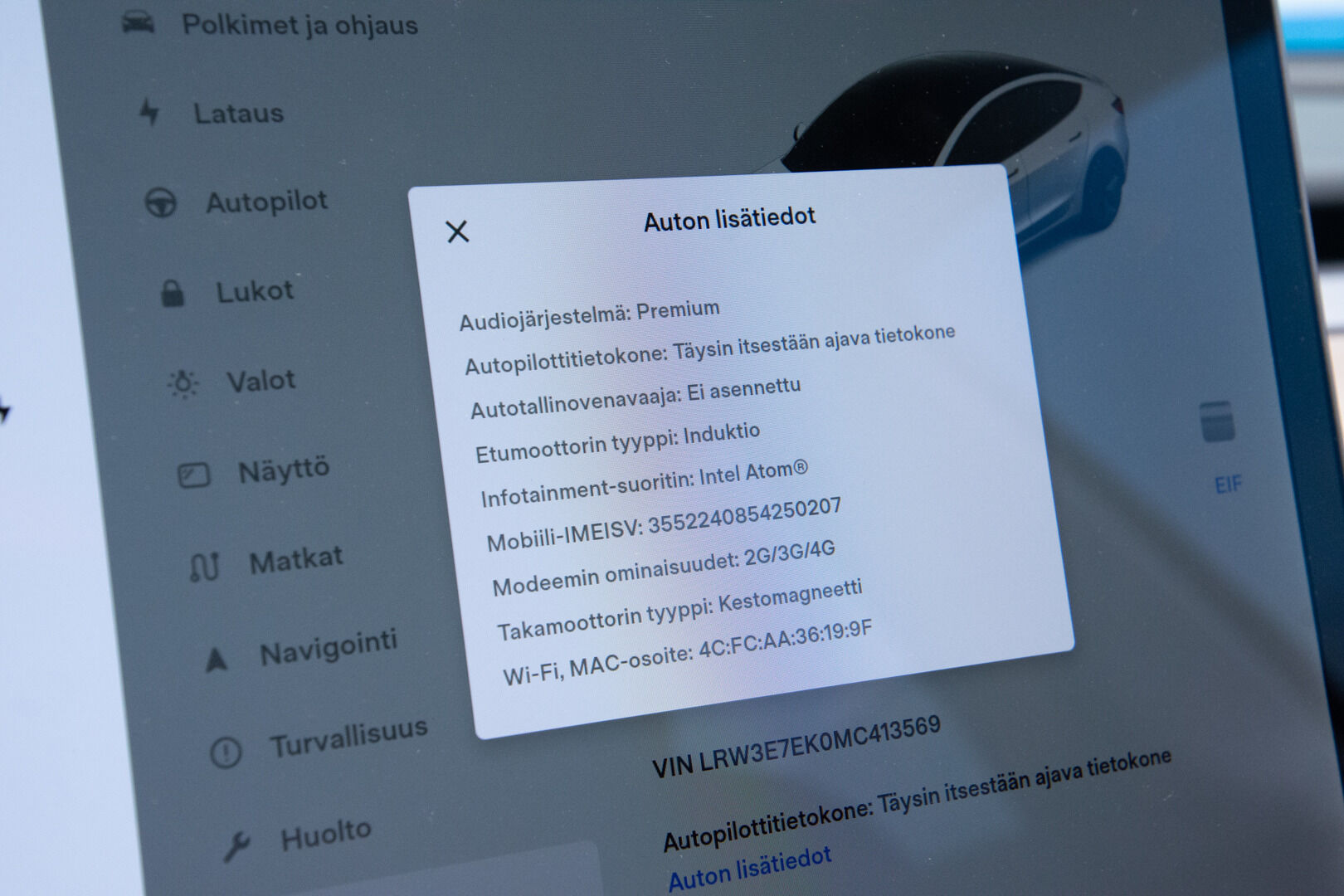 Tesla Model 3 2021 Long Range Dual Motor AWD - | Lasikatto | Lämpöpumppu | ACC | Matrix | P-Kamera | Premium Speakers | Navi | Matrix LED | Kahdet renkaat vanteineen 