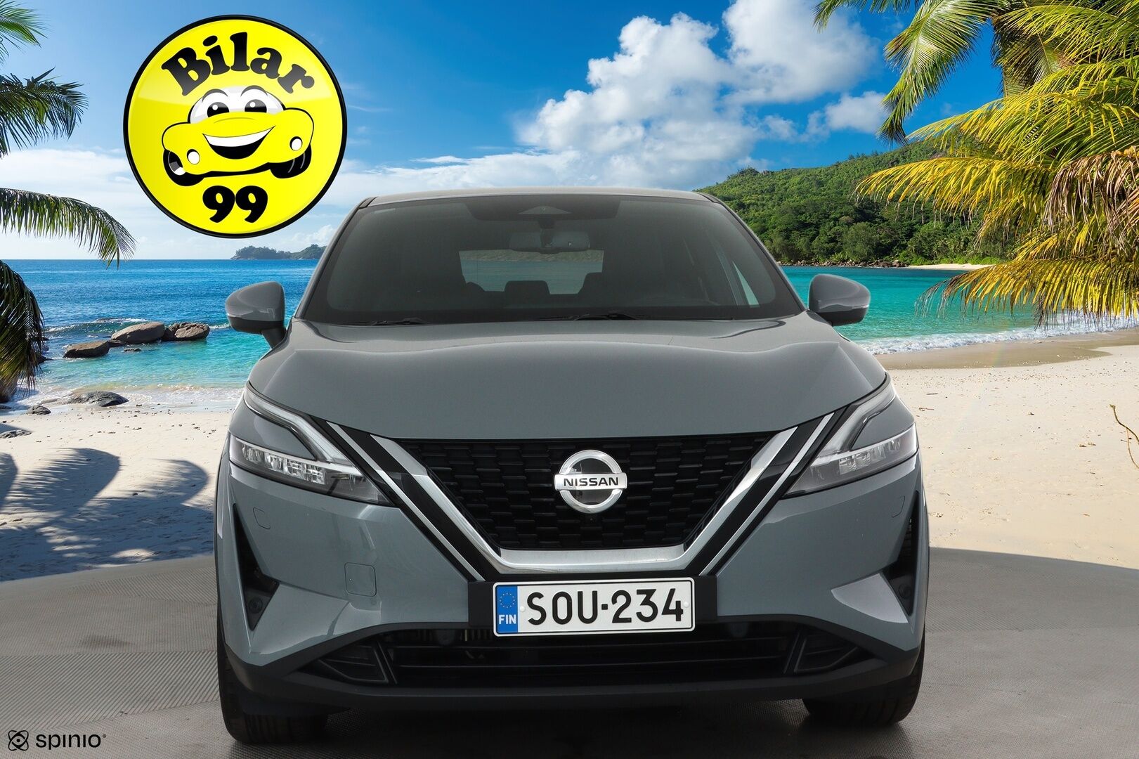 Nissan Qashqai 2022 MHEV 158 Xtronic 2WD Tekna+ **Adapt.vakkari / Sähköpenkki / 360.kamera / Digimittaristo / KeylessGo / Puolinahat** - 1.Om Suomi-auto / Kahdet renkaat aluvanteilla / Merkkihuollettu / Sähköluukku / Navi / LED