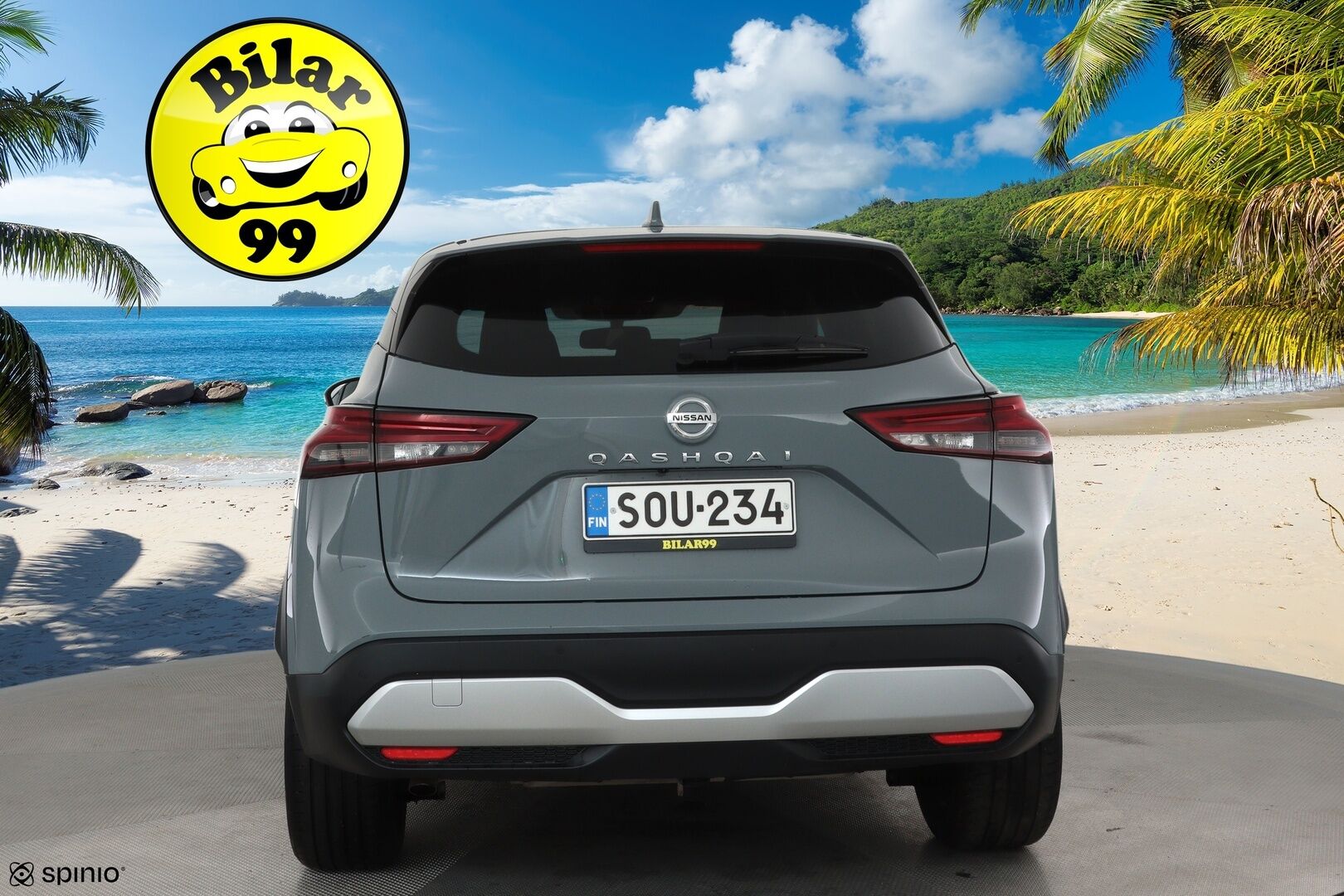 Nissan Qashqai 2022 MHEV 158 Xtronic 2WD Tekna+ **Adapt.vakkari / Sähköpenkki / 360.kamera / Digimittaristo / KeylessGo / Puolinahat** - 1.Om Suomi-auto / Kahdet renkaat aluvanteilla / Merkkihuollettu / Sähköluukku / Navi / LED
