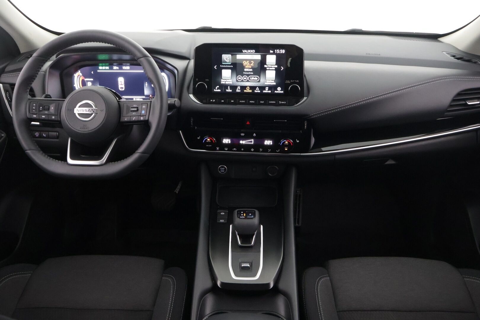 Nissan Qashqai 2022 MHEV 158 Xtronic 2WD N-Connecta ProPilot pack */ HUD/ Adapt.vakkari/ 360-kamera/ Lämmitettävä tuulilasi/ Lohko - *Todella kattavasti varusteltu / Hieno Suomiauto / Hyvin pidetty!*