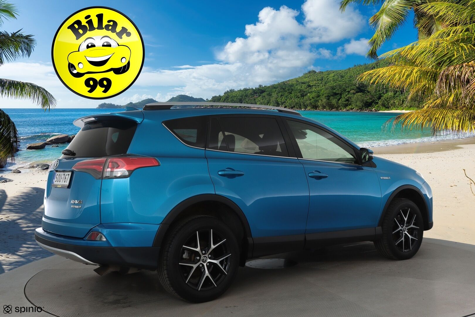 Toyota RAV4 2016 2,5 HYBRID FWD Style **ACC / P.kamera / KeylessGo / Lohkolämmitin / Navi / LED / Puolinahat** - Kahdet renkaat aluvanteilla / Merkkihuollettu