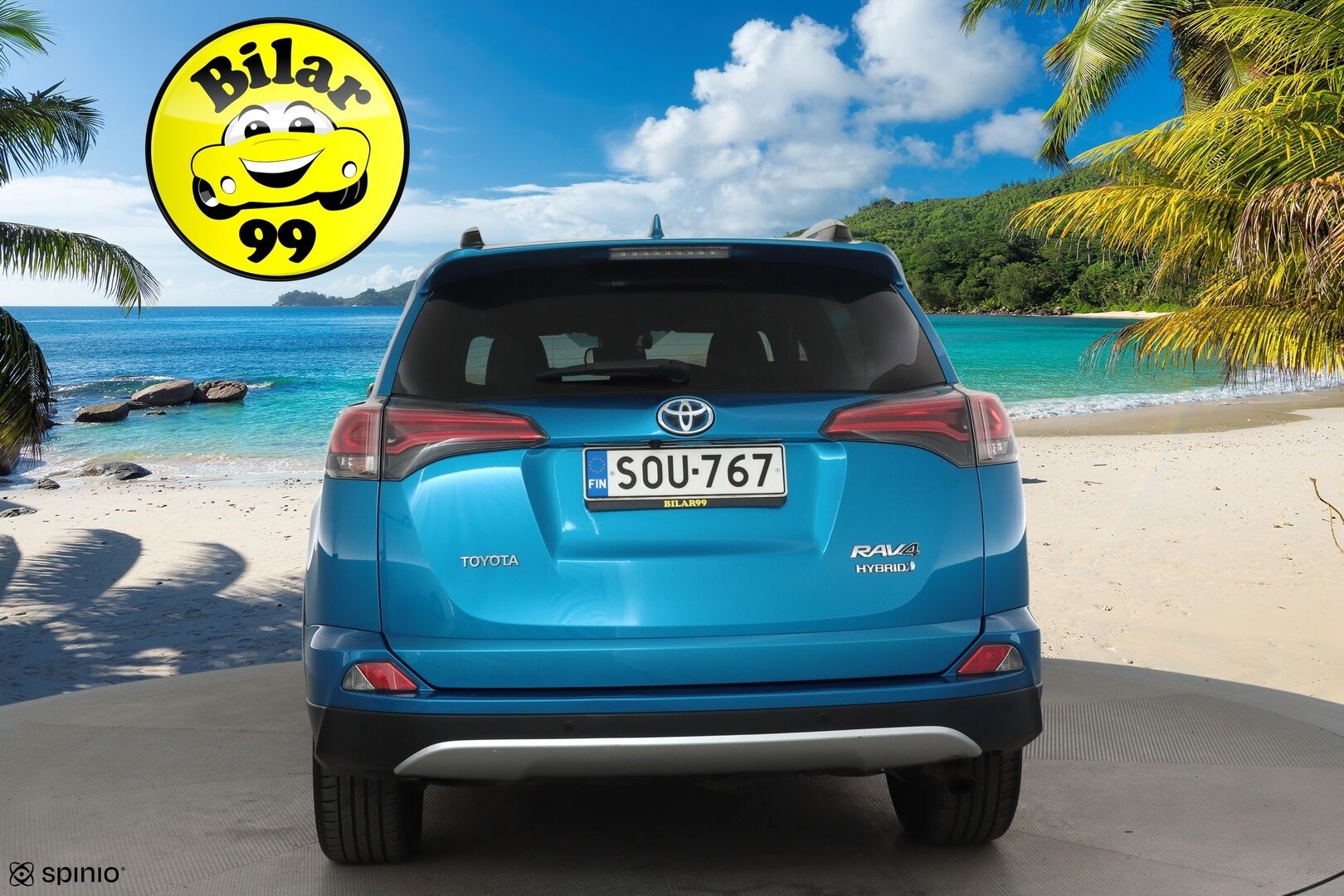 Toyota RAV4 2016 2,5 HYBRID FWD Style **ACC / P.kamera / KeylessGo / Lohkolämmitin / Navi / LED / Puolinahat** - Kahdet renkaat aluvanteilla / Merkkihuollettu