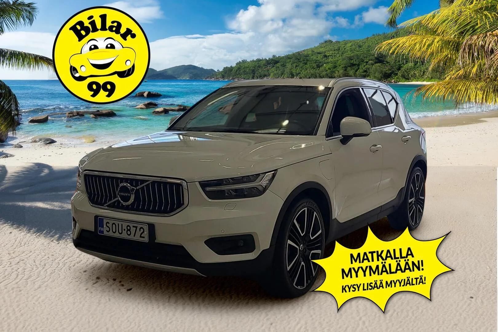 Volvo XC40 2021 T5 TwE Inscription aut ** Webasto / Nahat / Adapt.vakkari / Koukku / P-Kamera ** - Jakohihna vaihdettu 9/2025! / 2x vanteet