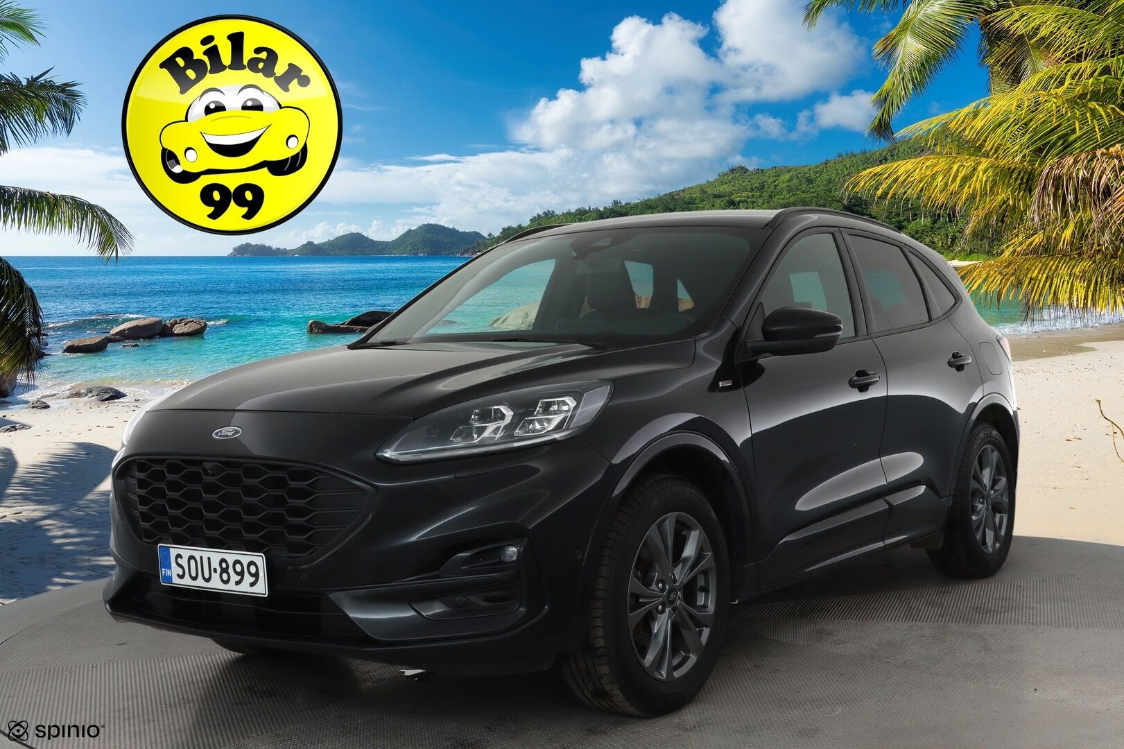 Ford Kuga 2022 2,5 Hybrid (HEV) 190hv CVT AWD ST-Line X **Koukku / Adapt.Vakkari / LED / P.kamera / Bang&Olufsen / Navi / Keyless** - 1-om Suomi-auto / Kahdet Renkaat