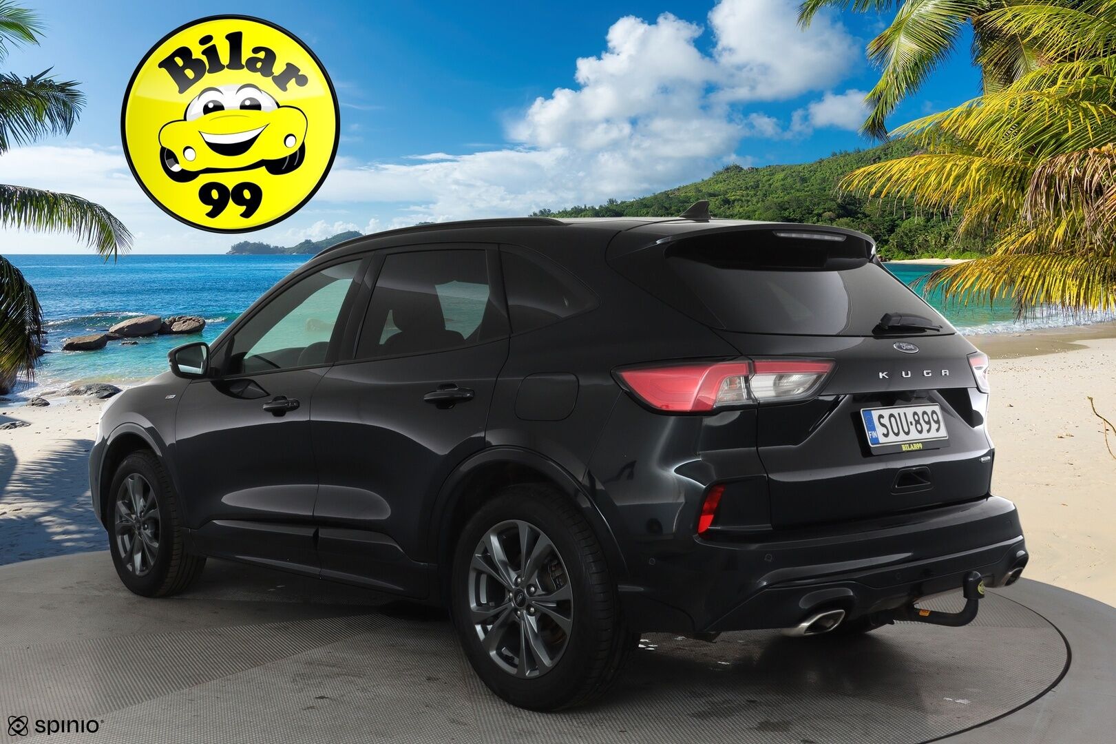Ford Kuga 2022 2,5 Hybrid (HEV) 190hv CVT AWD ST-Line X **Koukku / Adapt.Vakkari / LED / P.kamera / Bang&Olufsen / Navi / Keyless** - 1-om Suomi-auto / Kahdet Renkaat